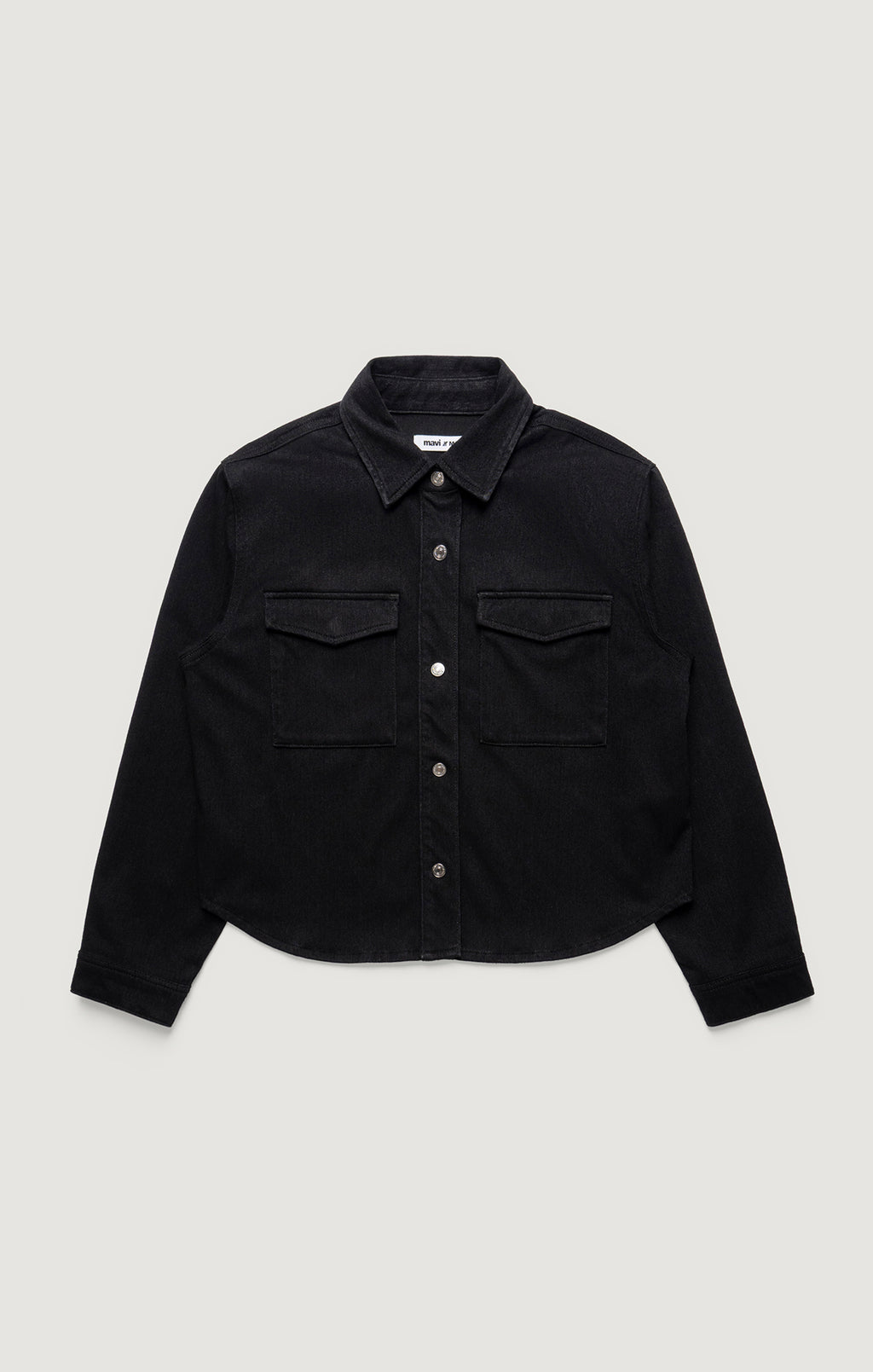 TIA DENIM SHIRT IN BLACK MOVE - Mavi Jeans