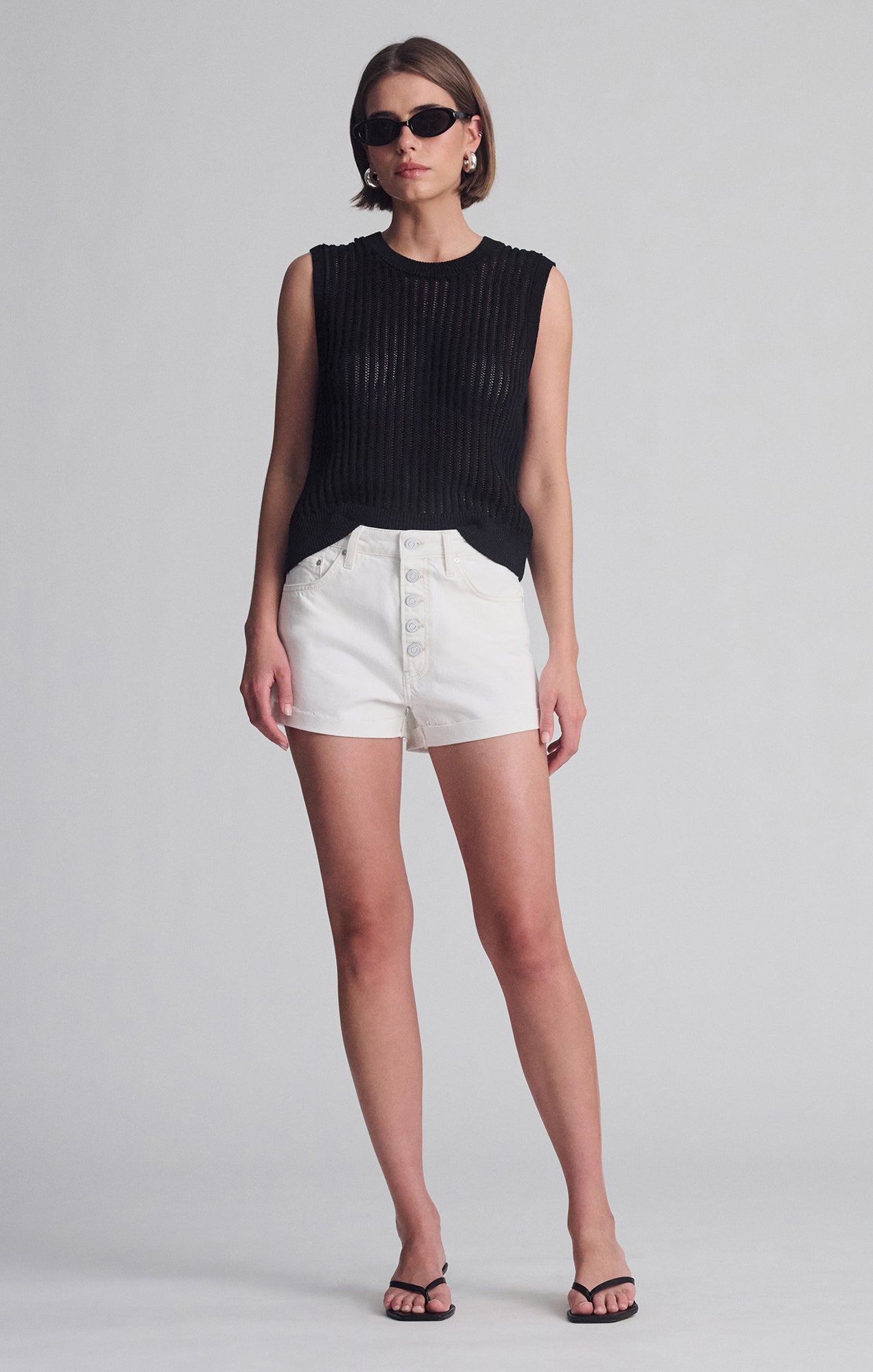 FIORA RELAXED SHORTS IN OFF WHITE 90'S - Mavi Jeans