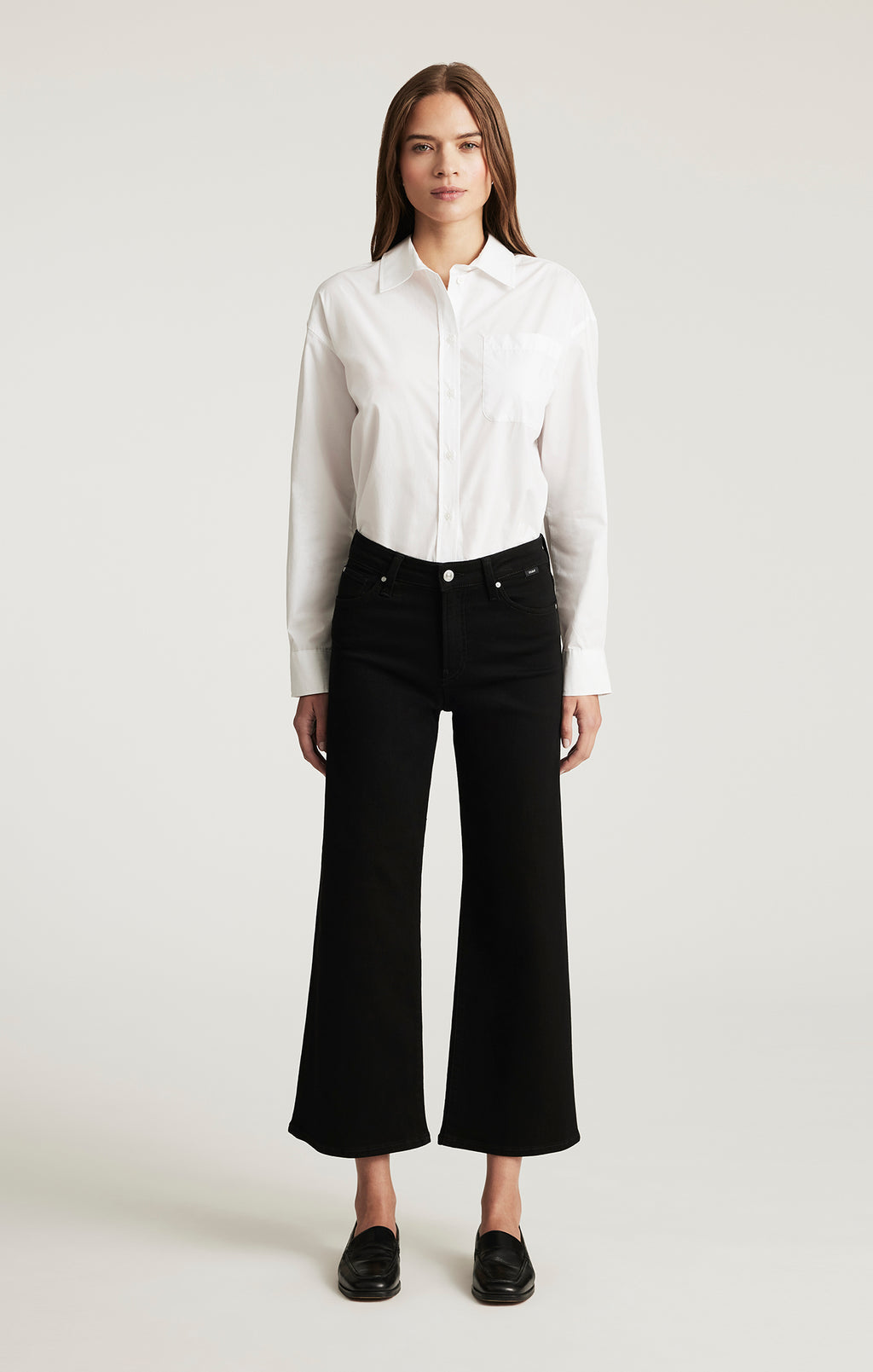 PALOMA WIDE LEG IN BLACK FLEX BLUE - Mavi Jeans