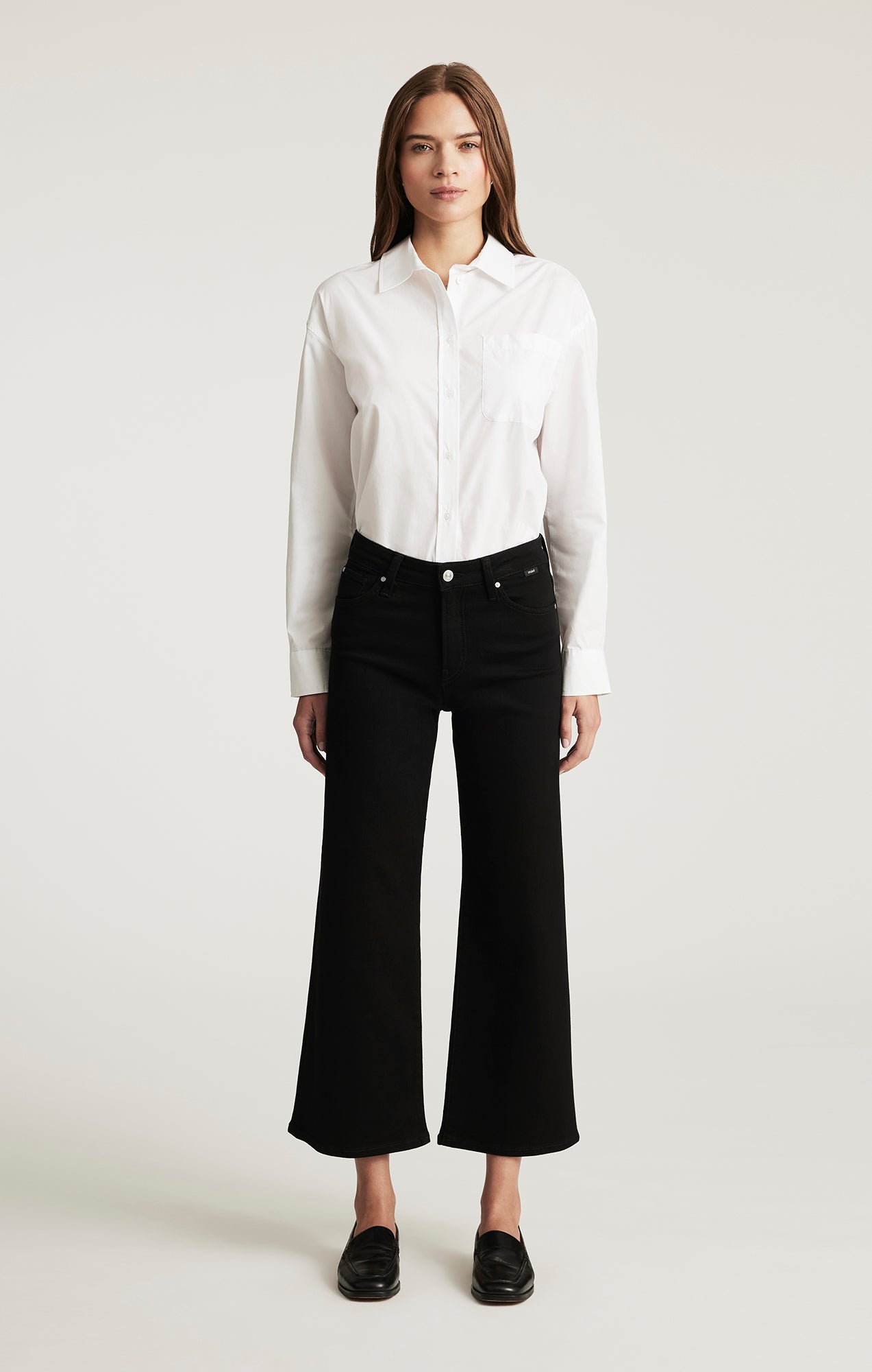 PALOMA WIDE LEG IN BLACK FLEX BLUE - Mavi Jeans