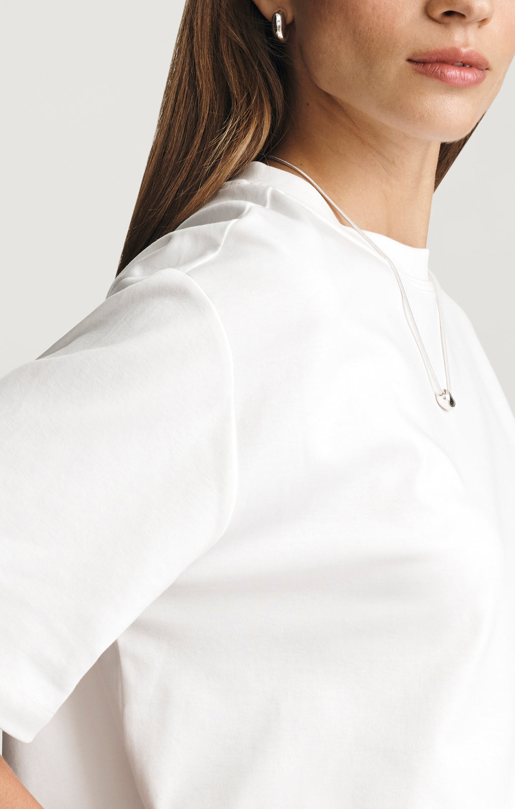 BASIC CREW NECK T-SHIRT IN WHITE - Mavi Jeans
