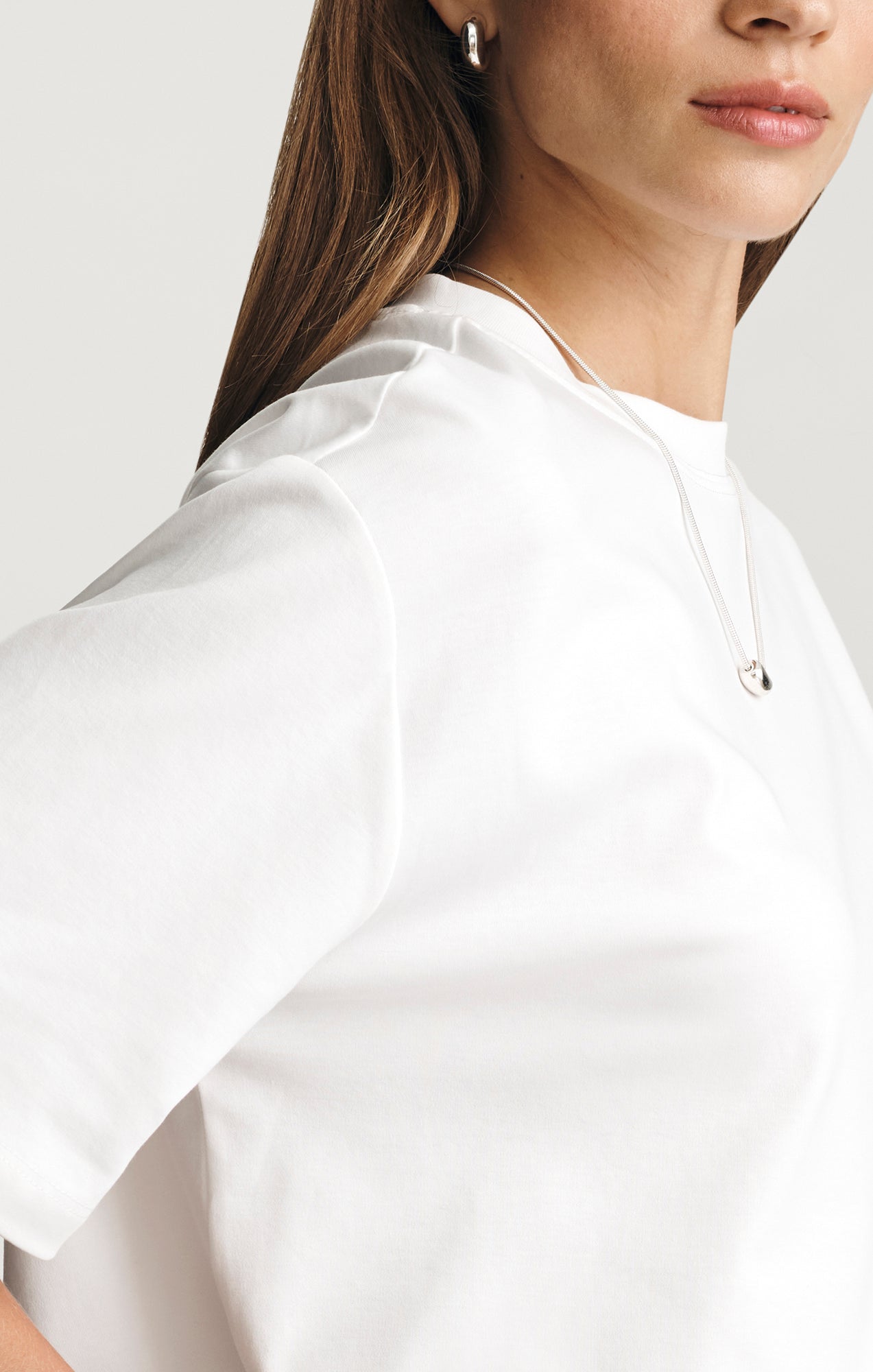BASIC CREW NECK T-SHIRT IN WHITE - Mavi Jeans