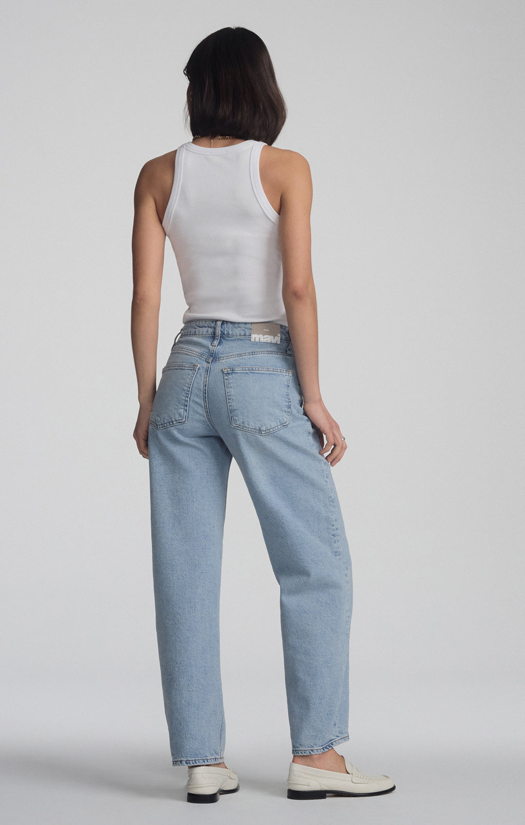 NICA BARREL IN LIGHT BRUSHED CLASSIC BLUE - Mavi Jeans