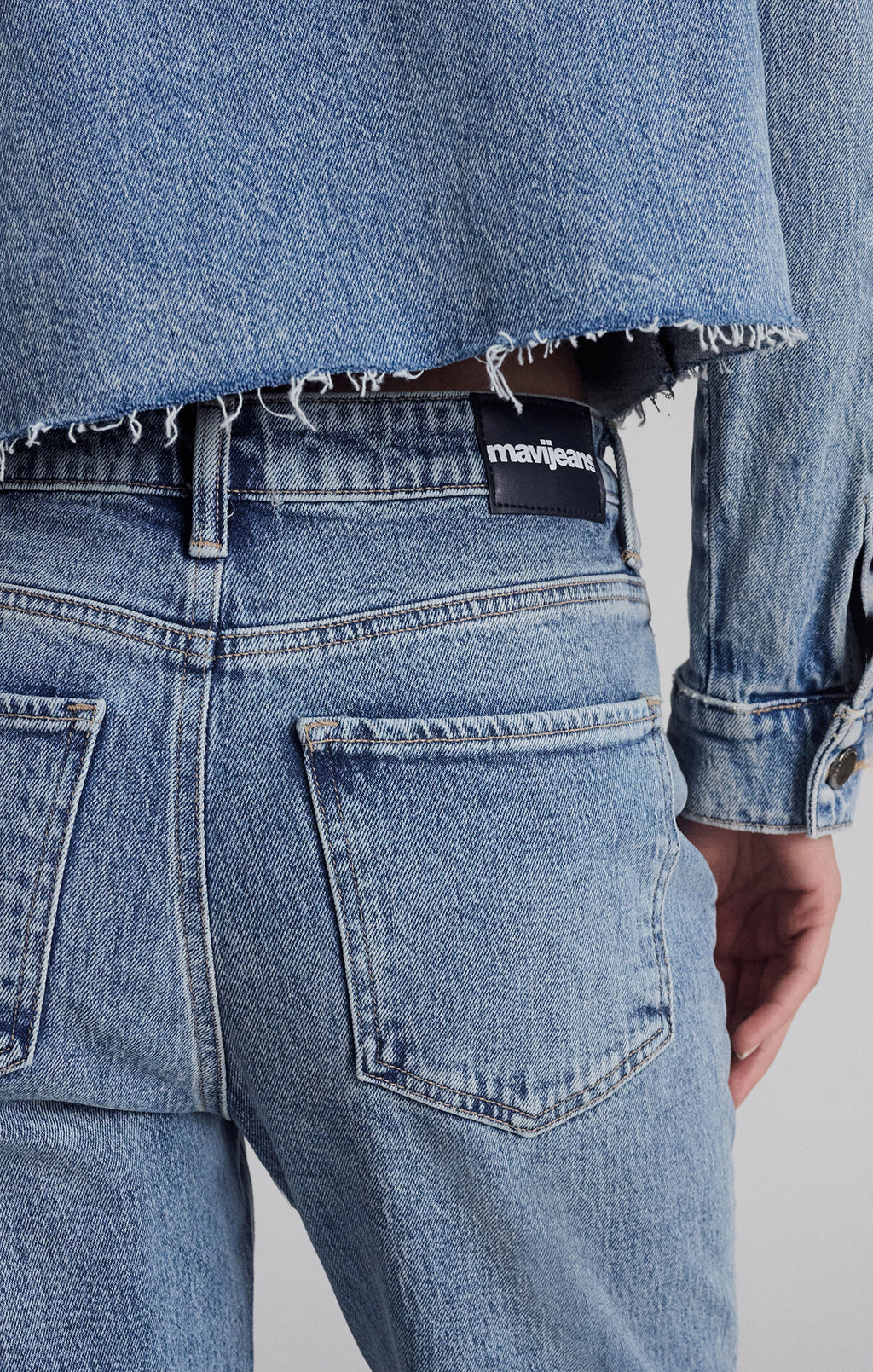 NEW YORK STRAIGHT LEG IN SHINY MID DENIM - Mavi Jeans