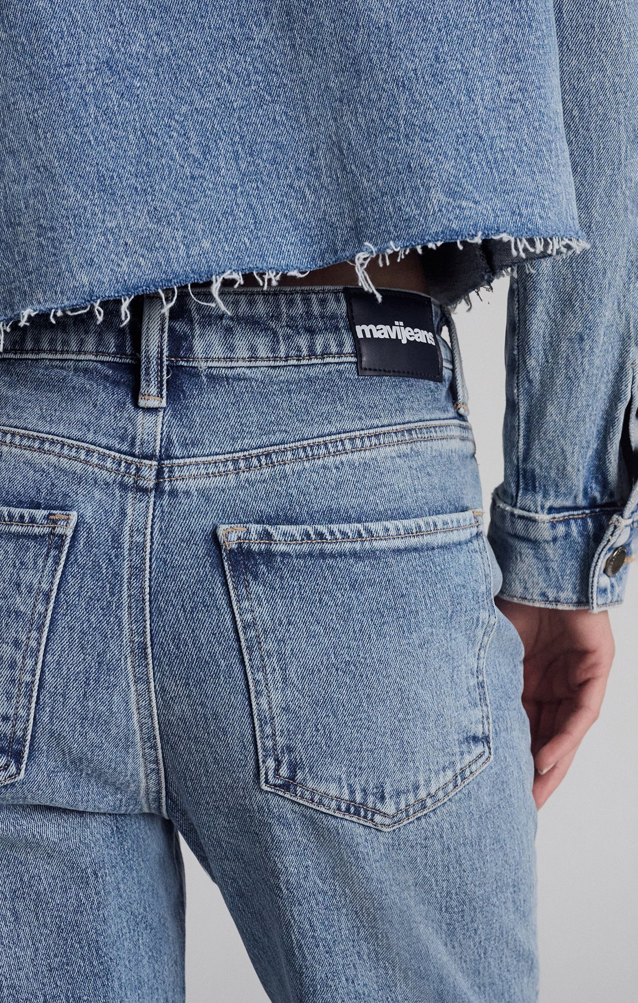 NEW YORK STRAIGHT LEG IN SHINY MID DENIM - Mavi Jeans