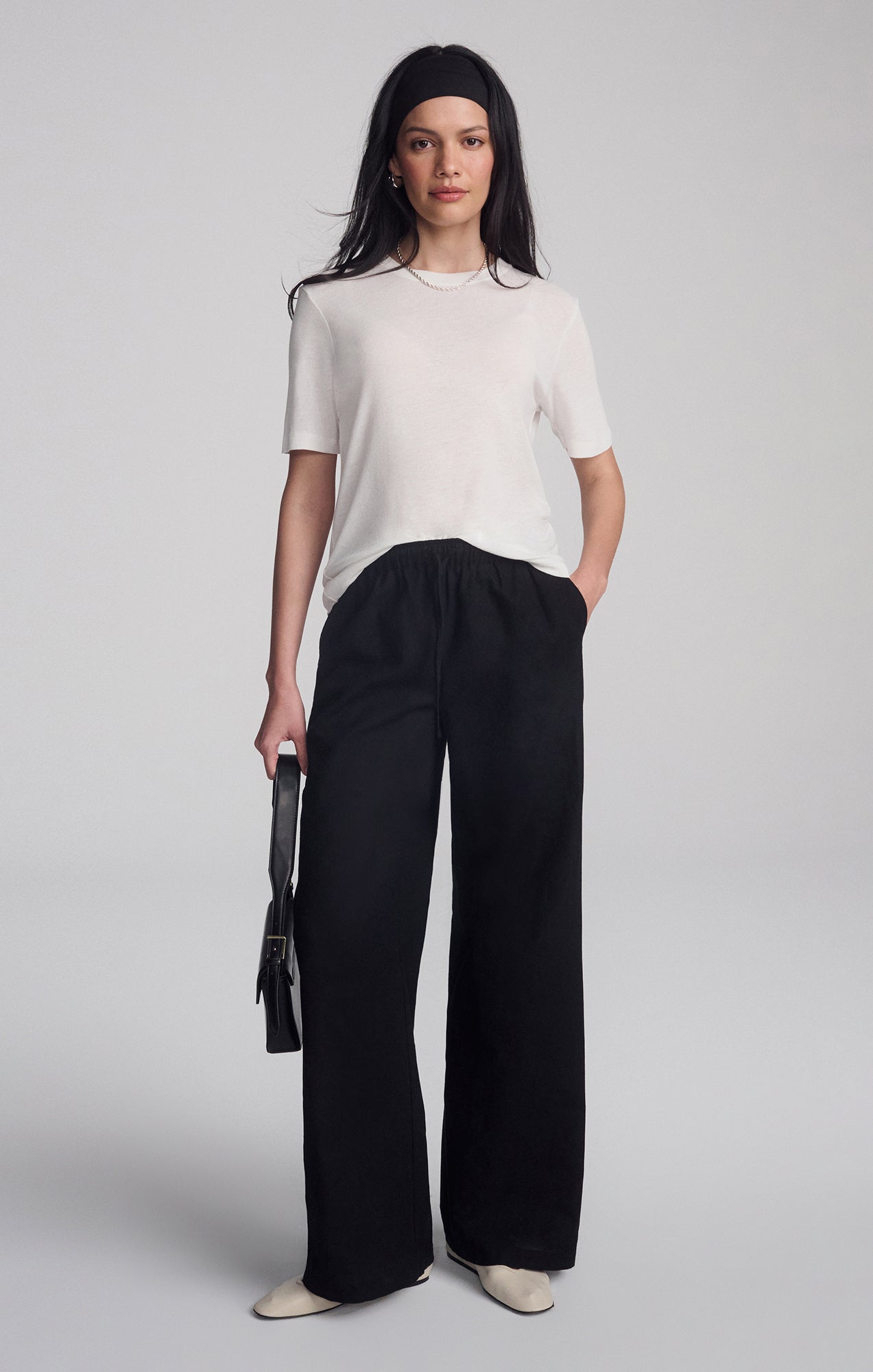 MODERN JERSEY T-SHIRT IN COCONUT MILK - Mavi Jeans