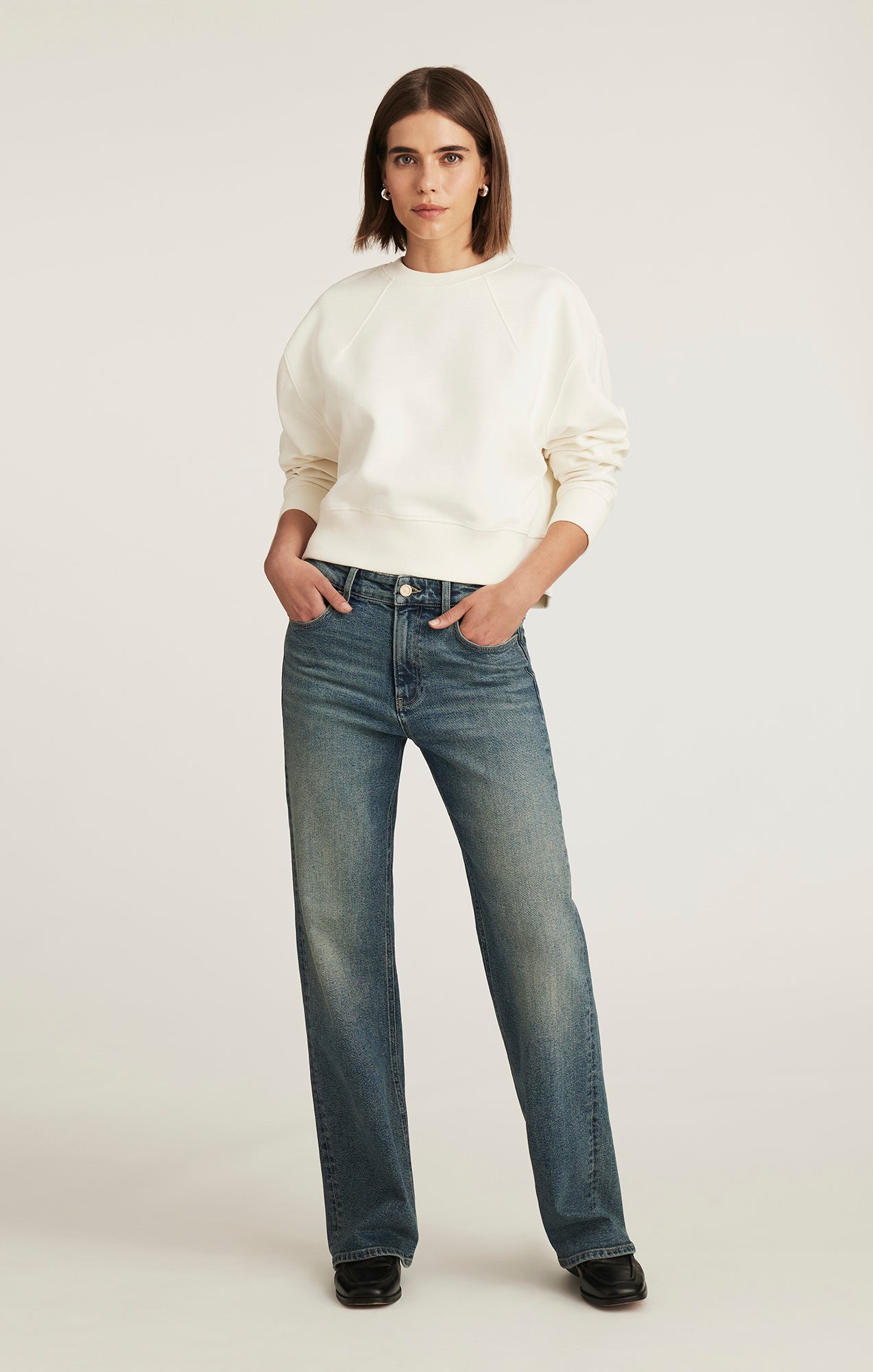 TAYLOR STRAIGHT LEG IN MID USED GOLD PREMIUM - Mavi Jeans