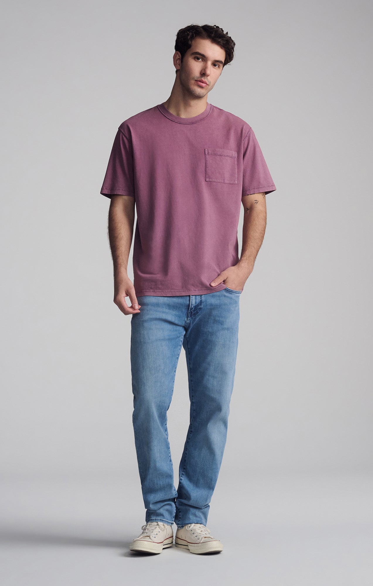 Maa☆ Mavi Men's Pocket T-Shirt In Toadstool