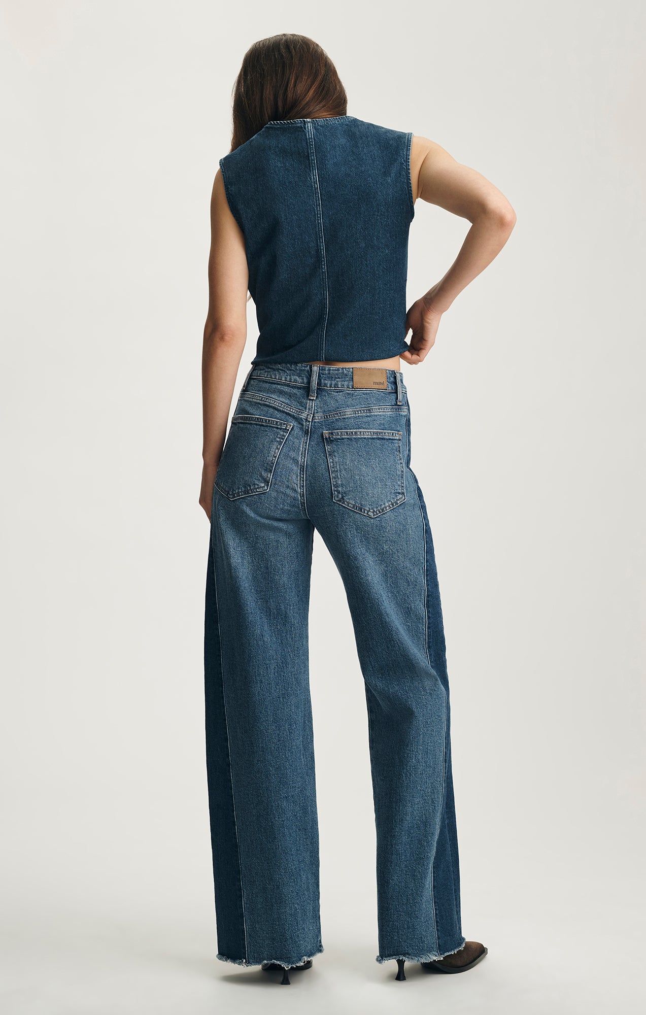 MALIBU WIDE LEG IN MID DENIM - Mavi Jeans