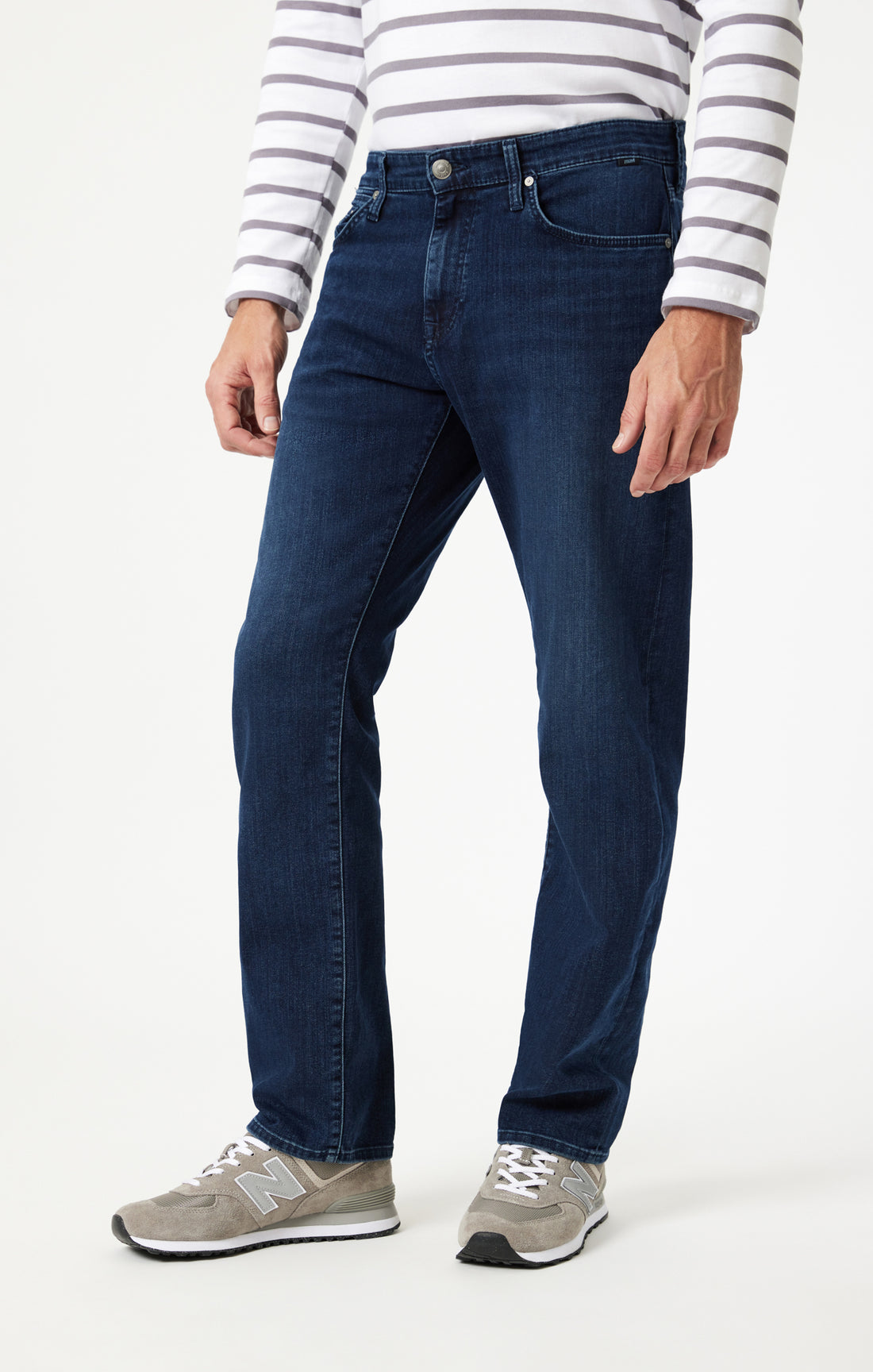 Mavi Men's Zach Straight Leg In Ink Brushed Williamsburg