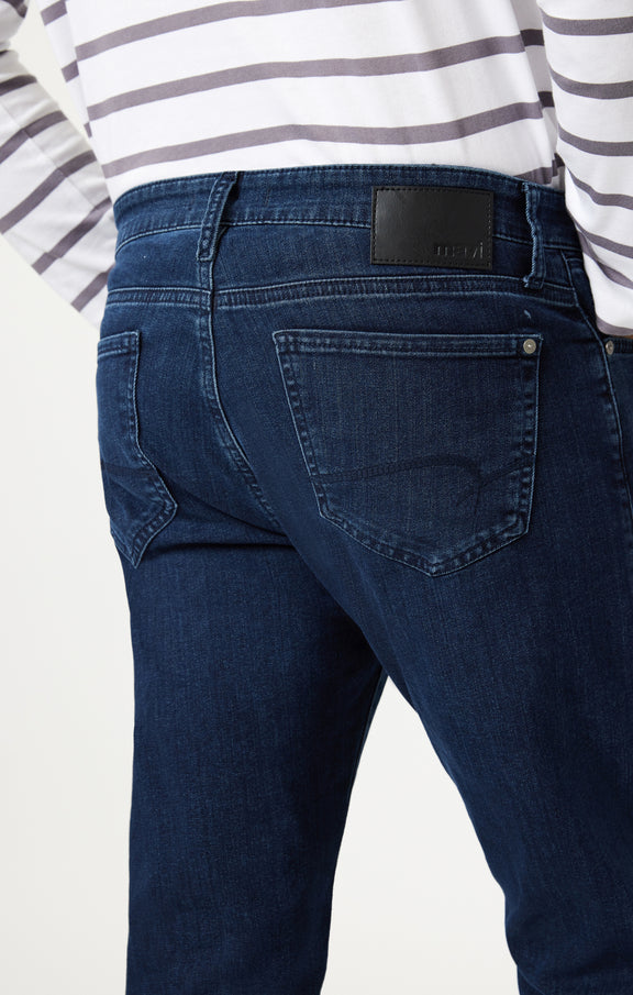 Mavi Men's Zach Straight Leg In Ink Brushed Williamsburg