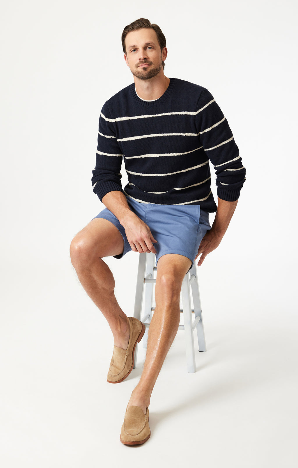JUSTIN SHORTS IN BLUE HORIZON TWILL - Mavi Jeans