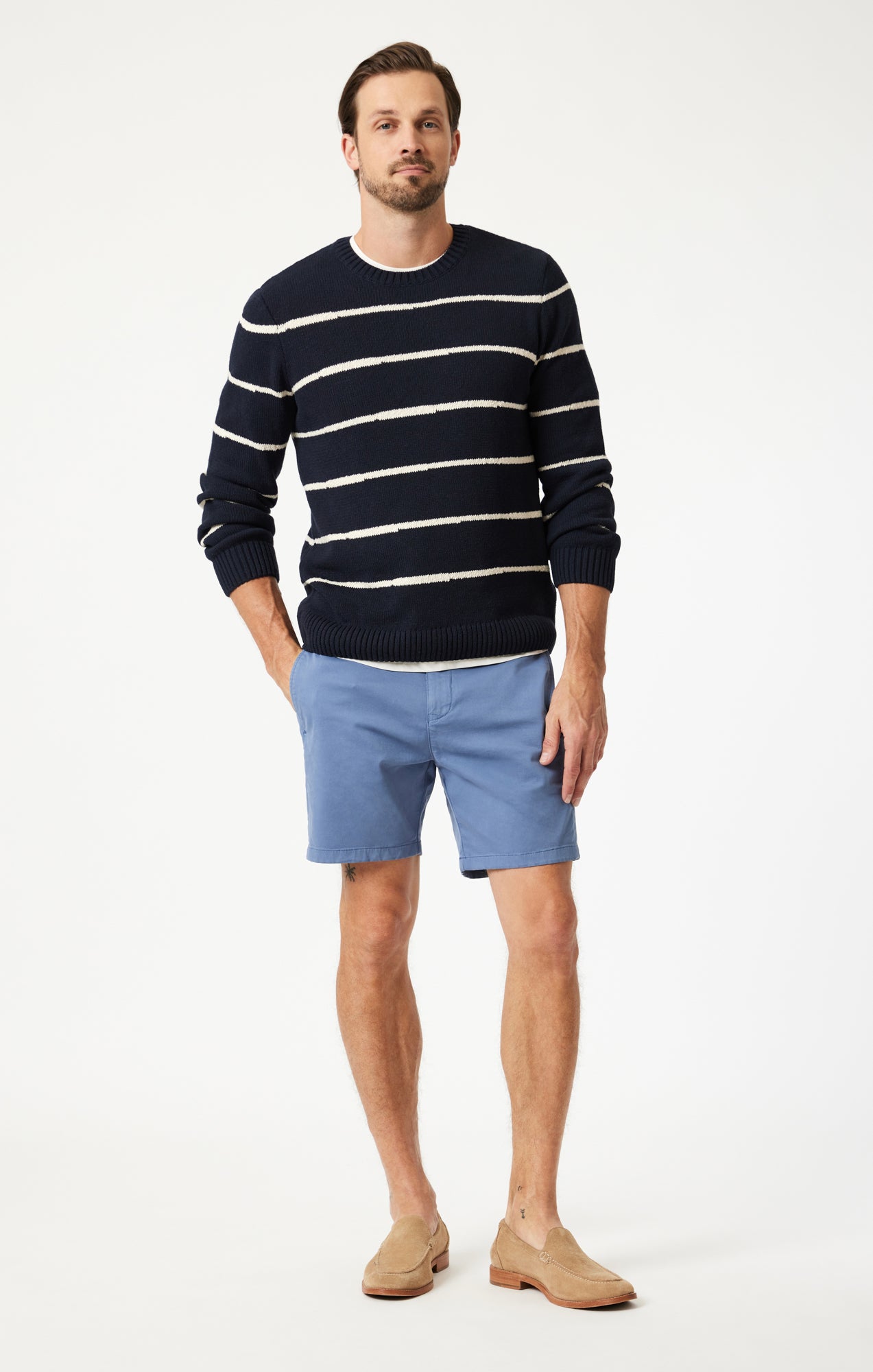JUSTIN SHORTS IN BLUE HORIZON TWILL - Mavi Jeans