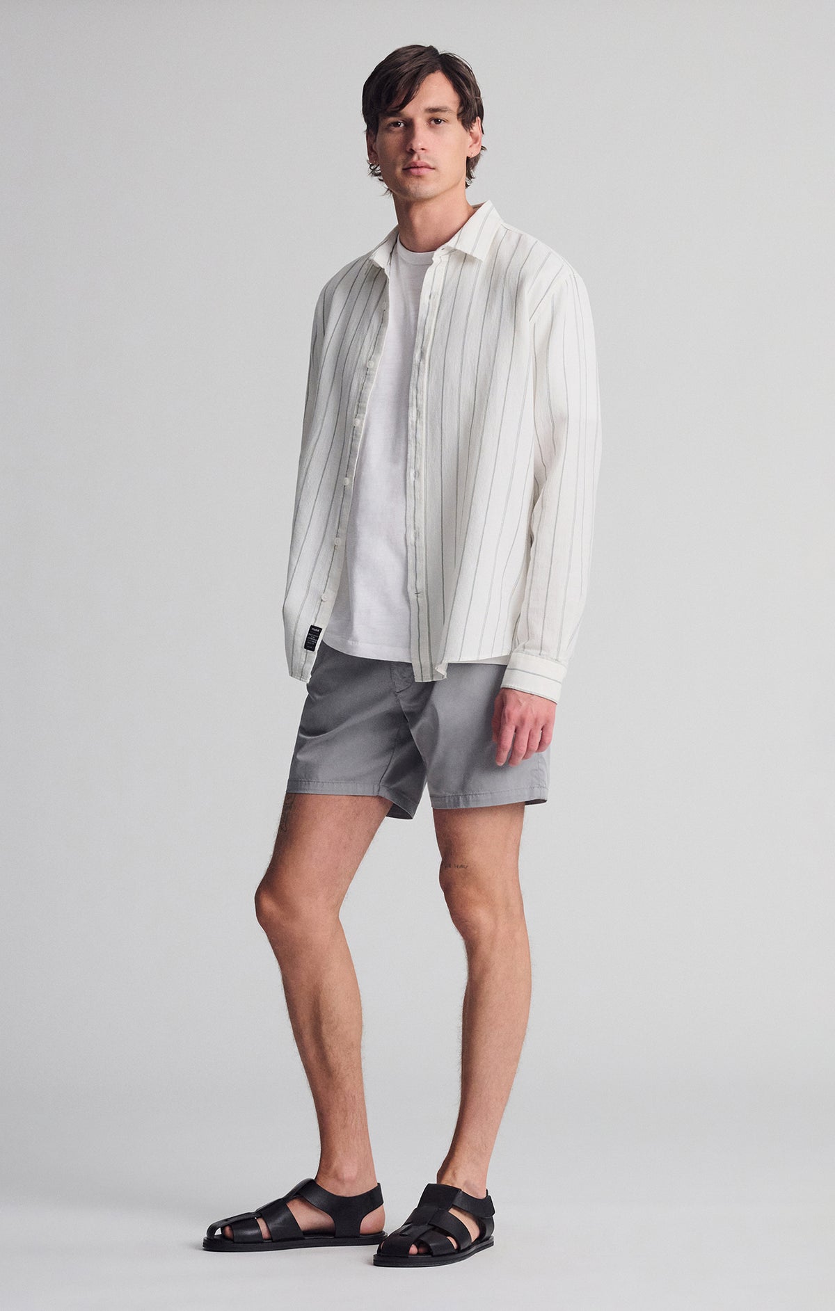 NATE SHORTS IN MONUMENT GRAY CITY SMART - Mavi Jeans