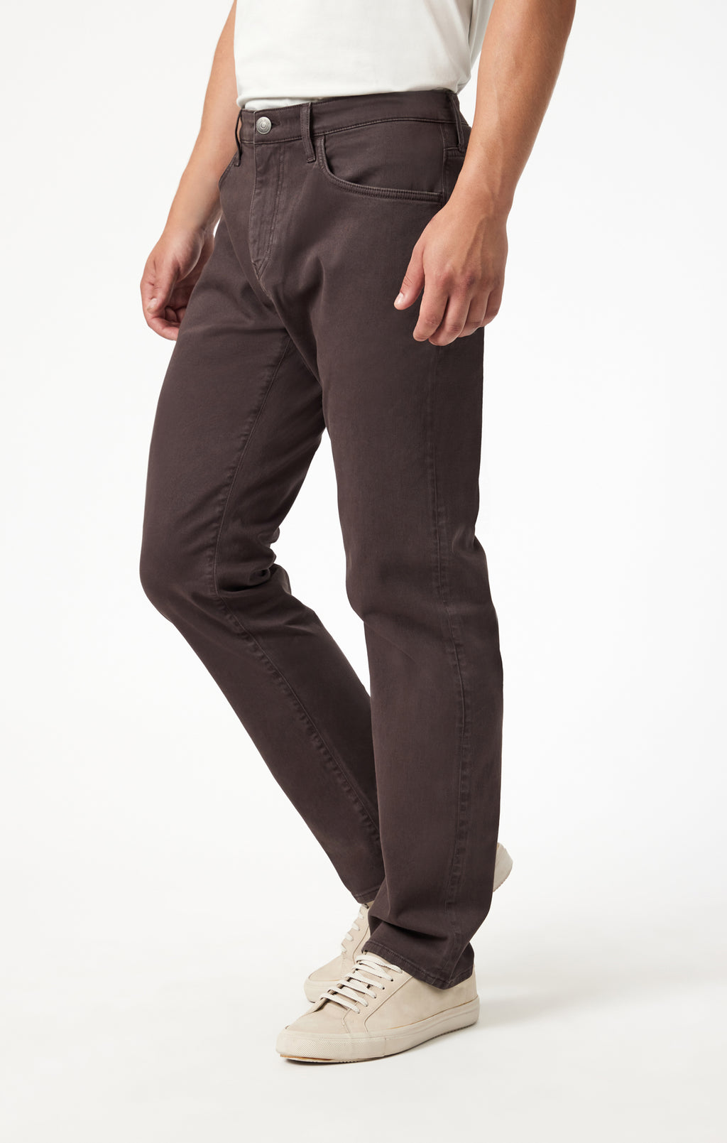 ZACH STRAIGHT LEG IN COFFEE CASUAL TWILL - Mavi Jeans