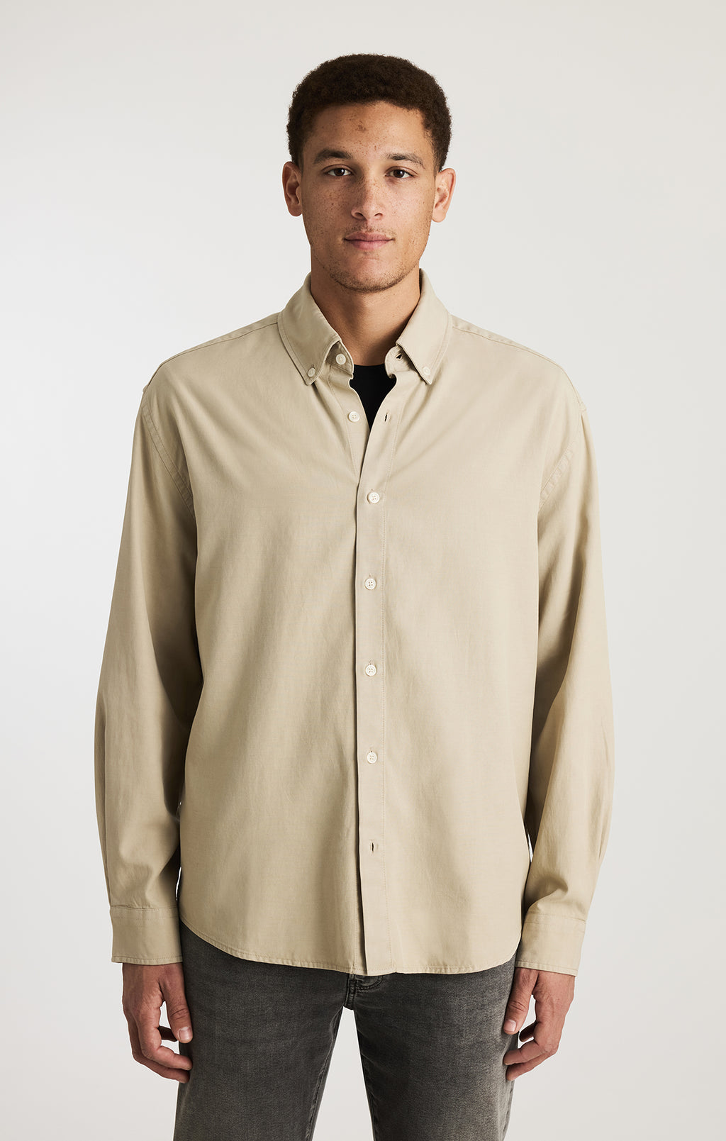 EDITION POCKET BUTTON-UP SHIRT IN LONDON FOG