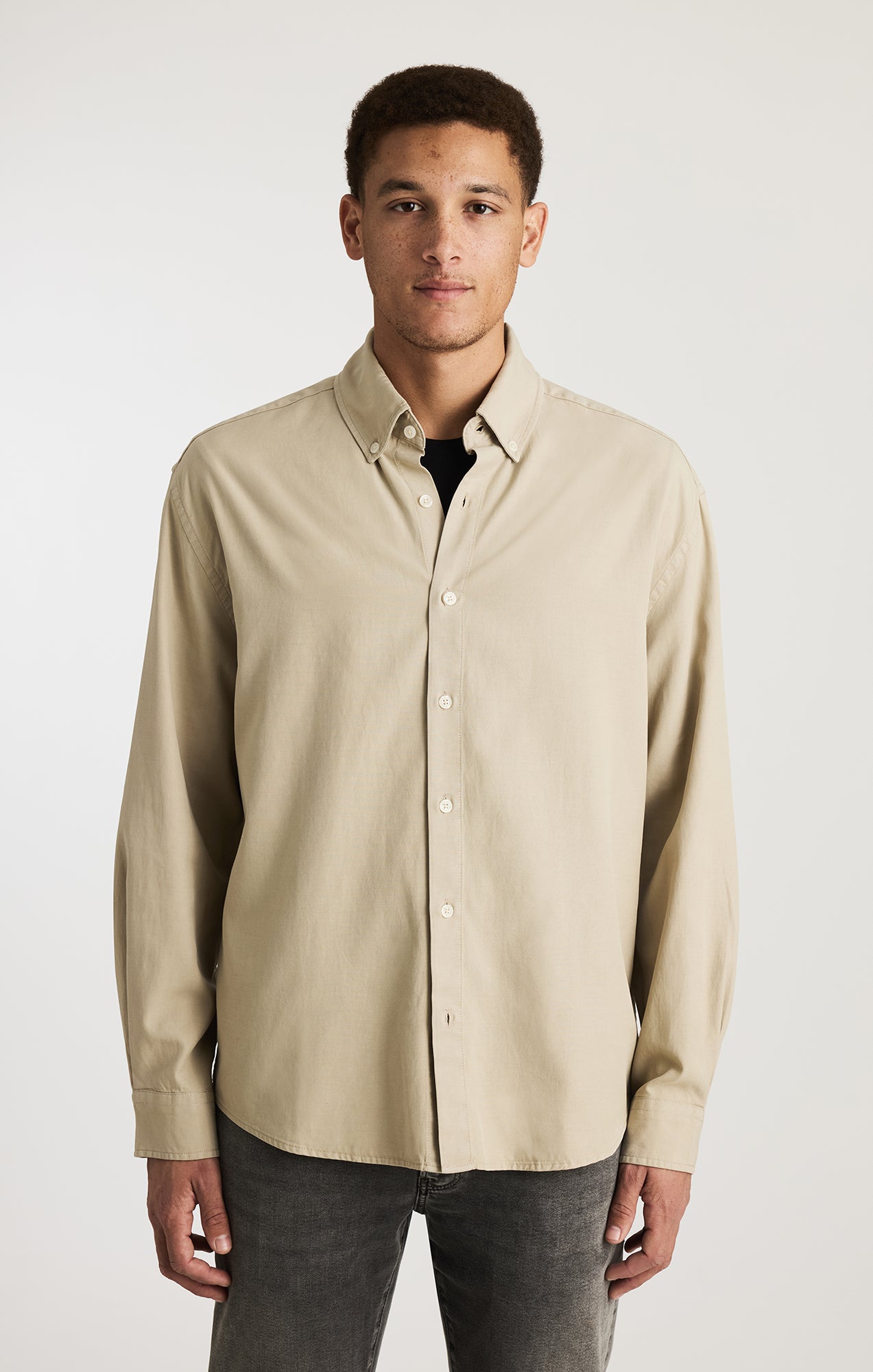 EDITION POCKET BUTTON-UP SHIRT IN LONDON FOG