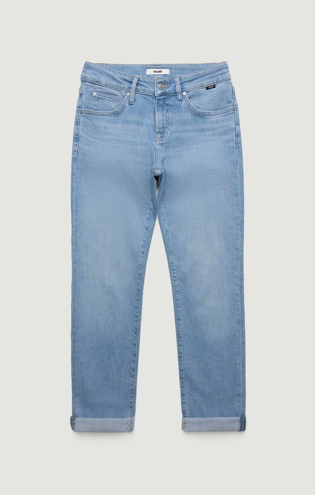 EMMA SLIM BOYFRIEND IN LIGHT BRUSHED FLEX BLUE - Mavi Jeans
