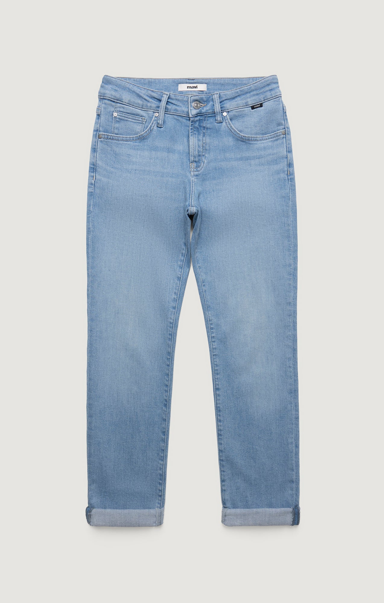 EMMA SLIM BOYFRIEND IN LIGHT BRUSHED FLEX BLUE - Mavi Jeans