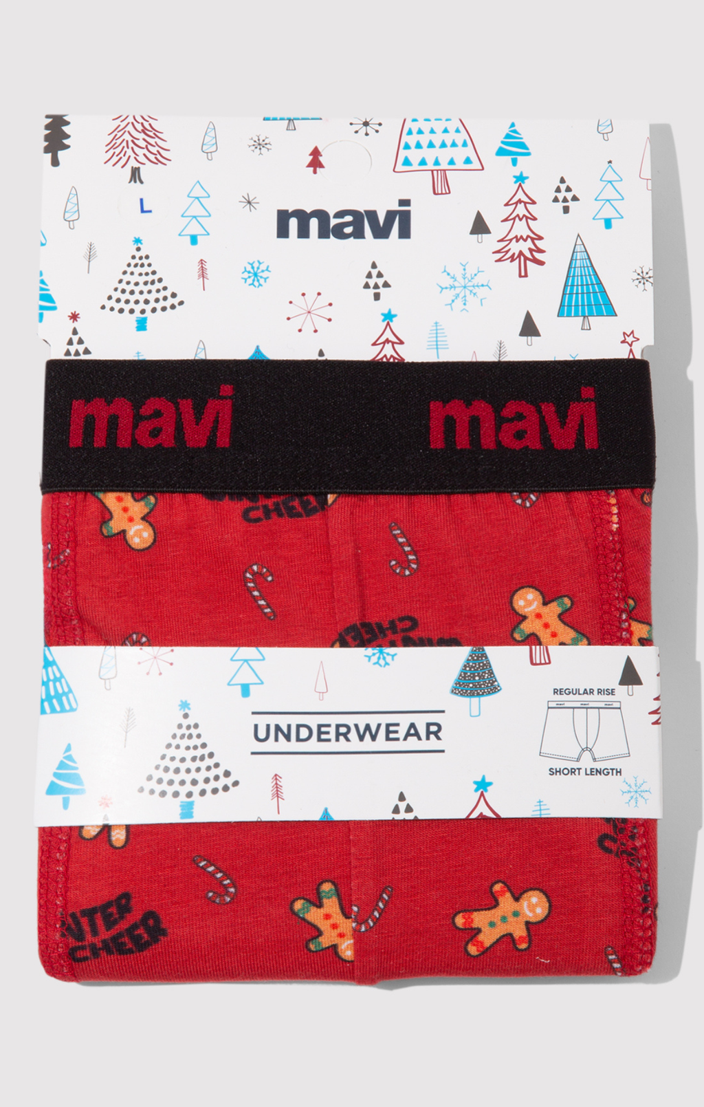 BOXER BRIEFS IN TRUE RED