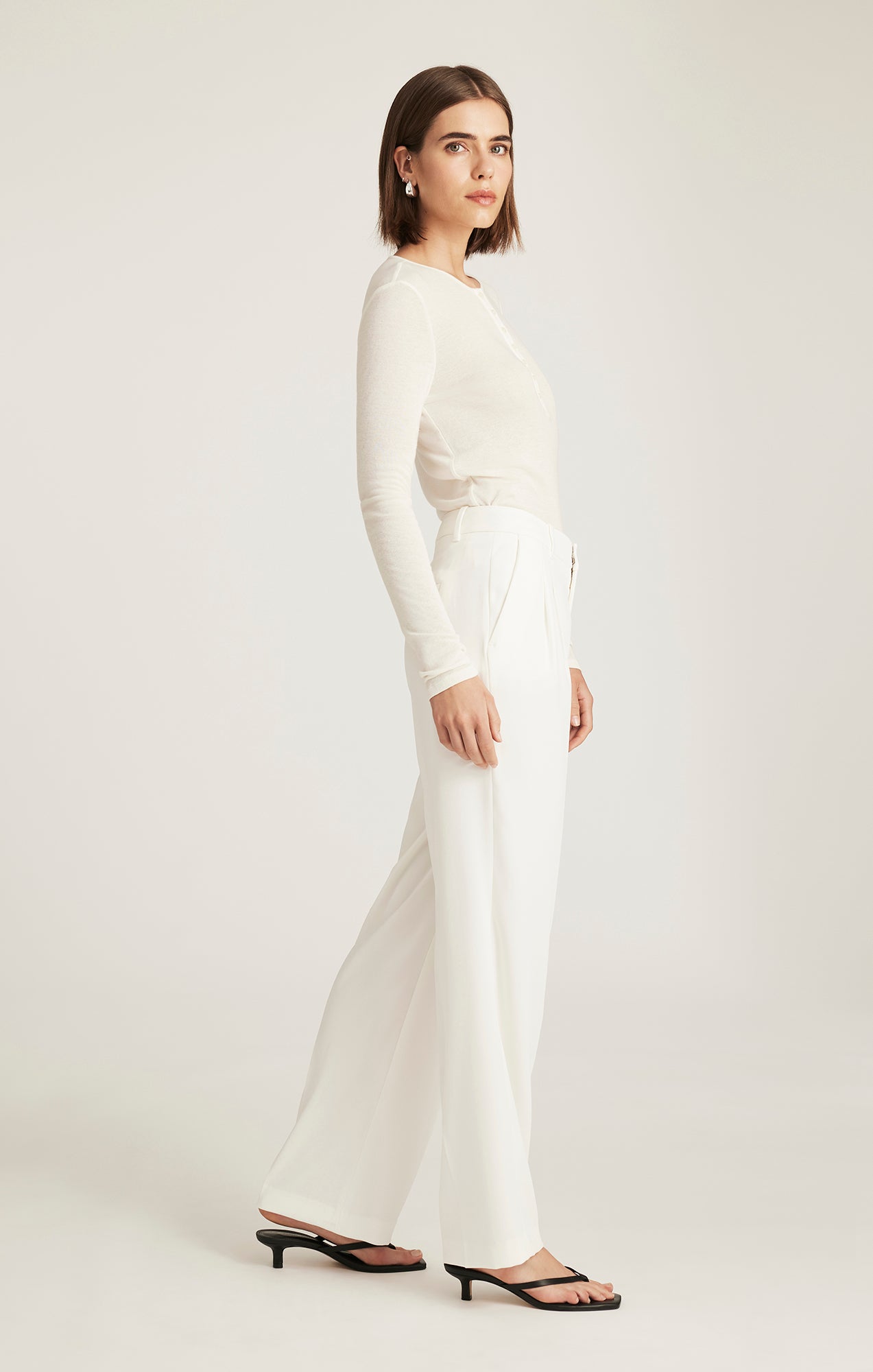 EDITION STRAIGHT LEG PANTS IN COCONUT MILK