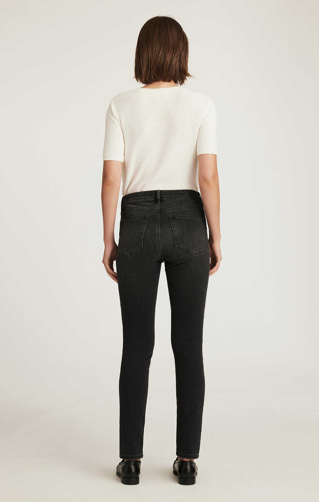 KATHLEEN SLIM BOYFRIEND IN SMOKE BRUSHED FEATHER BLUE - Mavi Jeans