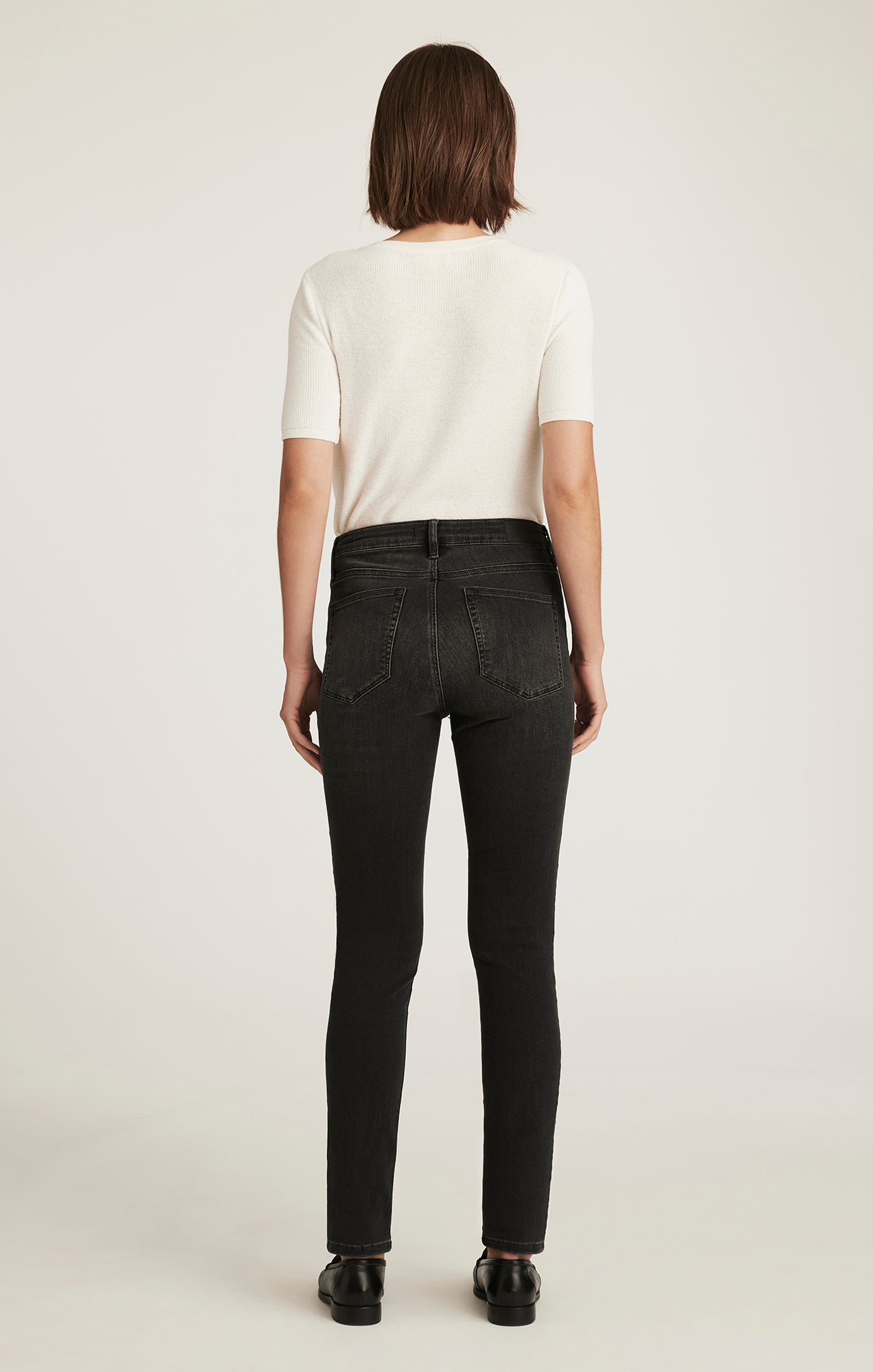 KATHLEEN SLIM BOYFRIEND IN SMOKE BRUSHED FEATHER BLUE - Mavi Jeans
