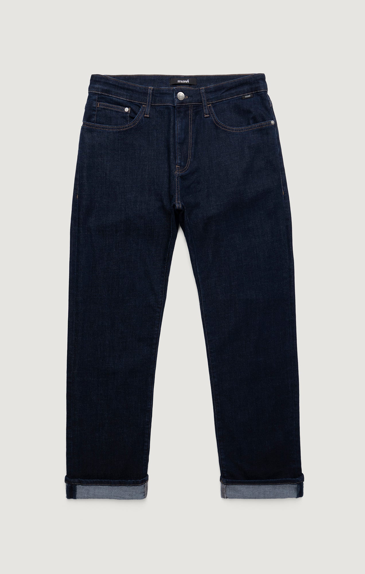 ZACH STRAIGHT LEG IN RINSE FEATHER BLUE - Mavi Jeans