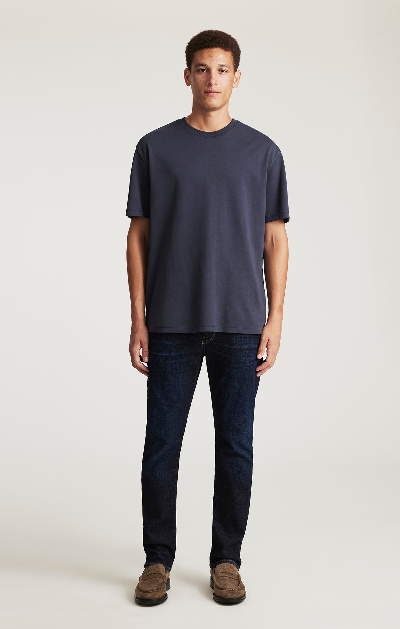 MAVI LOGO T-SHIRT IN PARISIAN NIGHT - Mavi Jeans