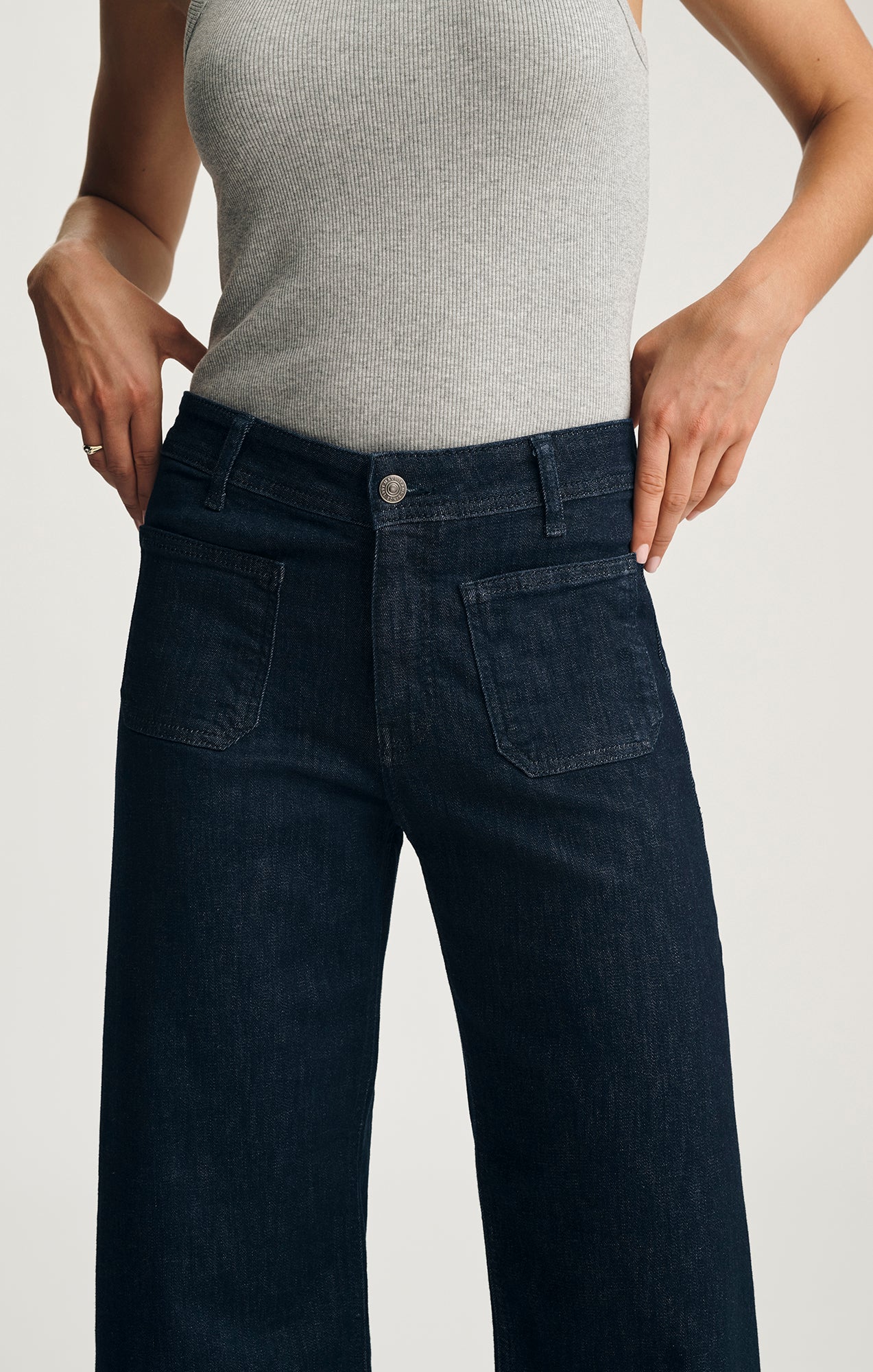 PALOMA MARINE WIDE LEG IN RINSE FLEX BLUE