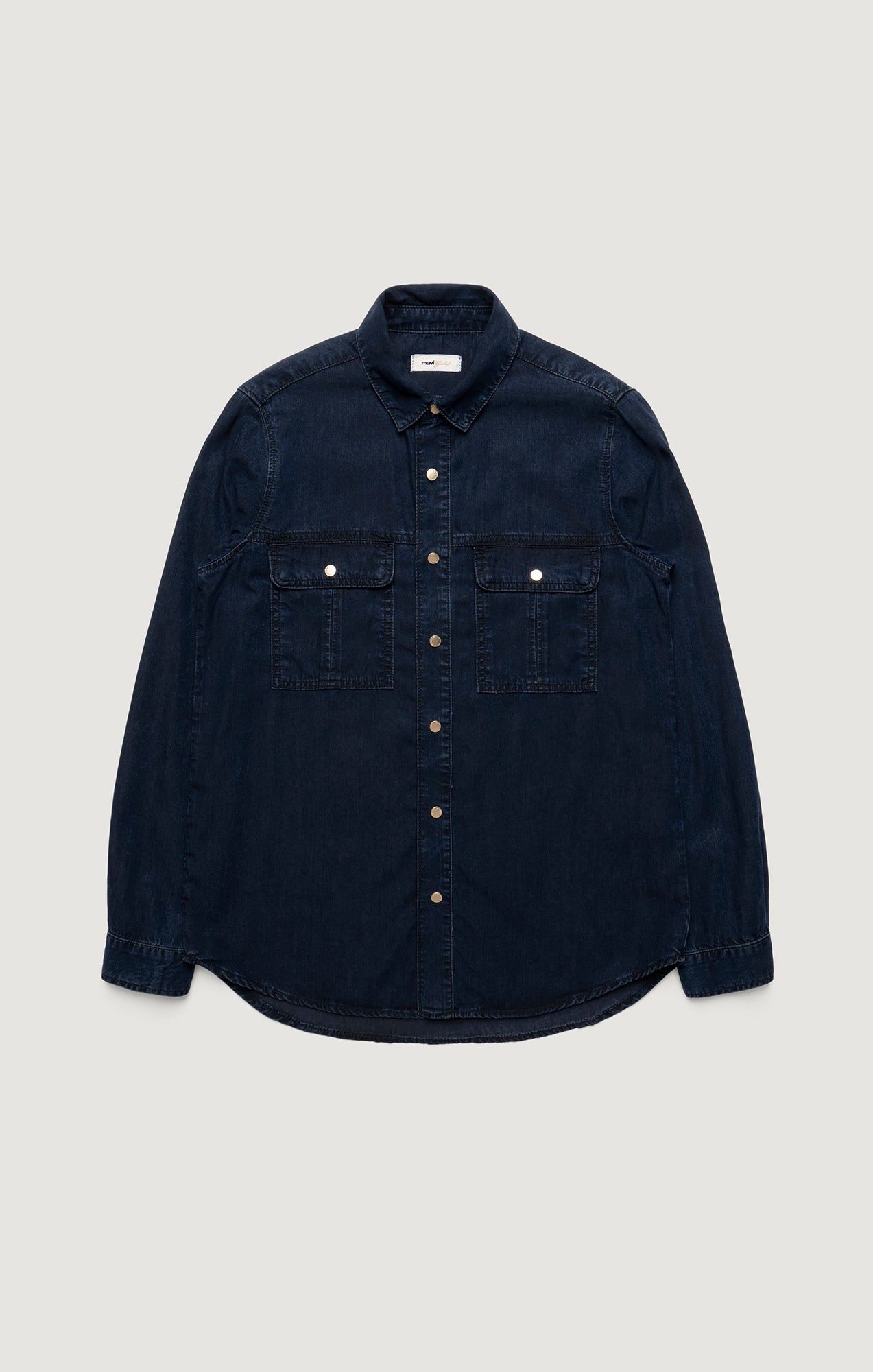 NIA DENIM SHIRT IN INK GOLD PREMIUM - Mavi Jeans