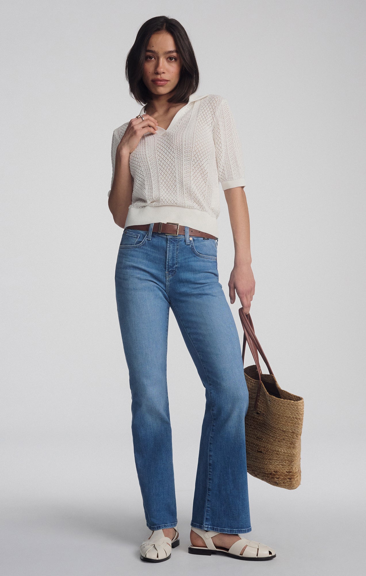 VICKY BOOTCUT IN MID BLUE FLEX BLUE - Mavi Jeans