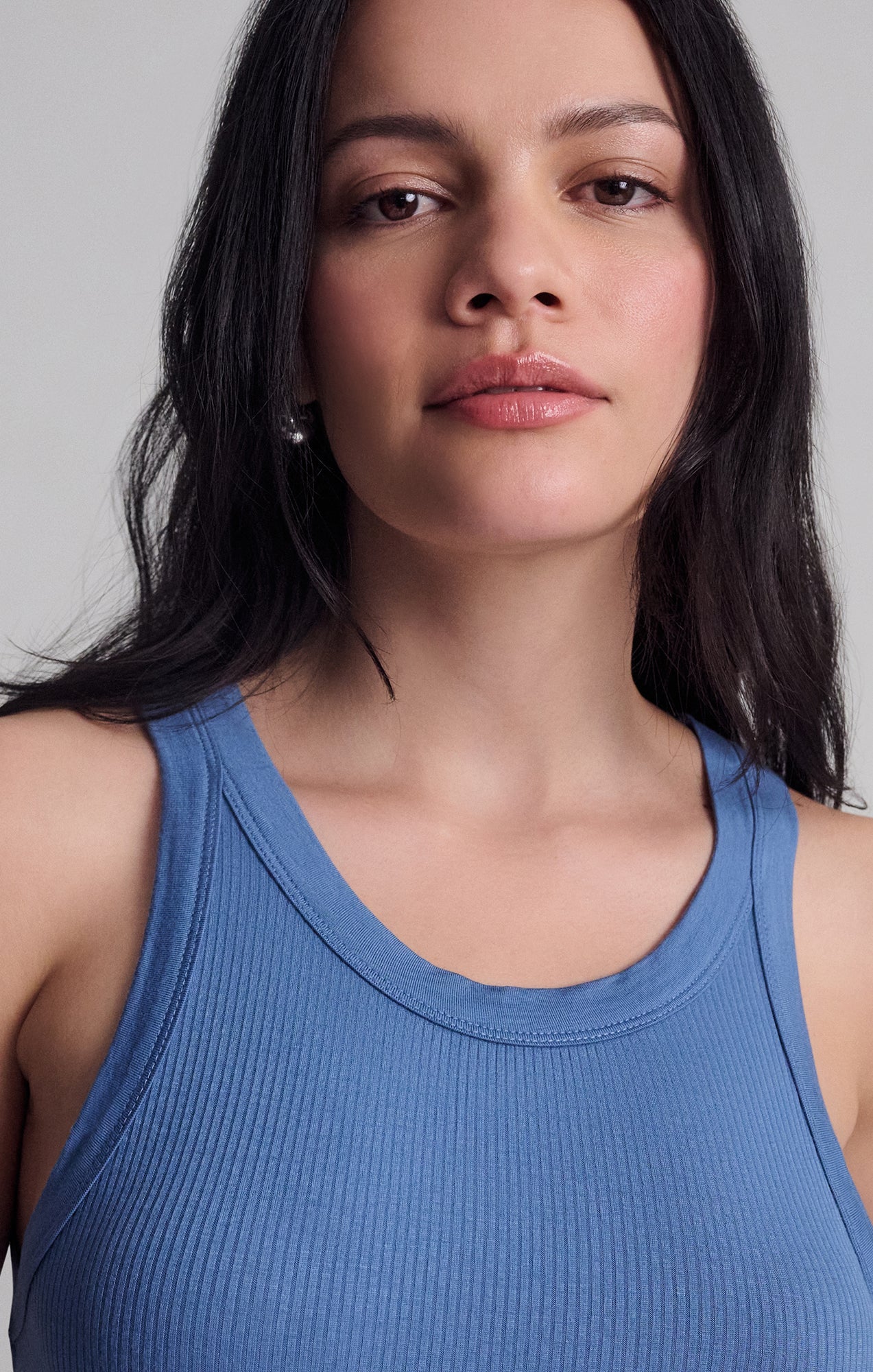 SIMPLE TANK TOP IN BLUE HORIZON - Mavi Jeans
