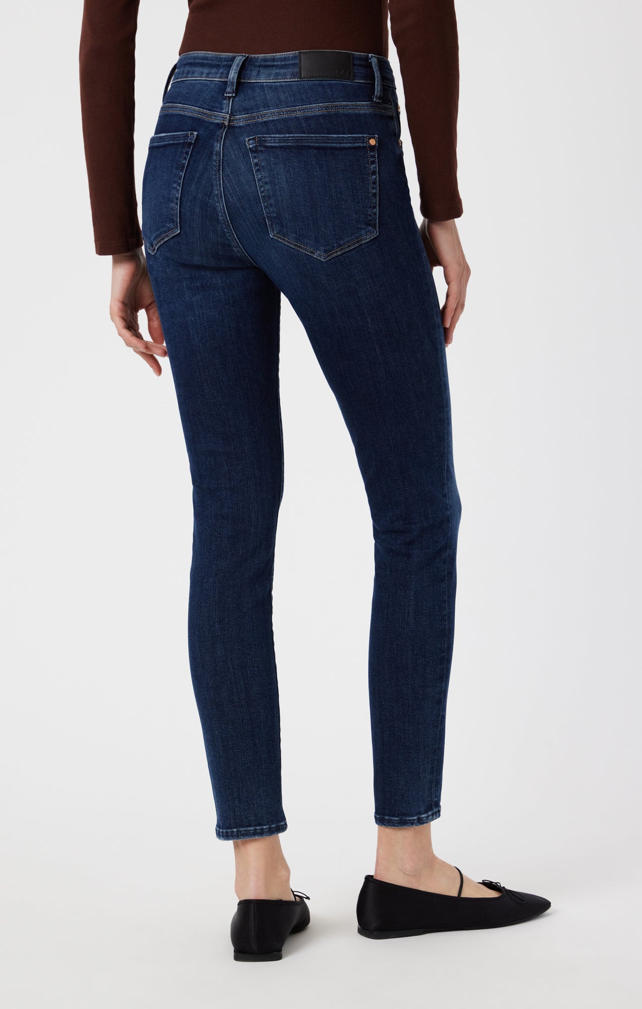 TESS SKINNY IN DARK BRUSHED FLEX BLUE - Mavi Jeans