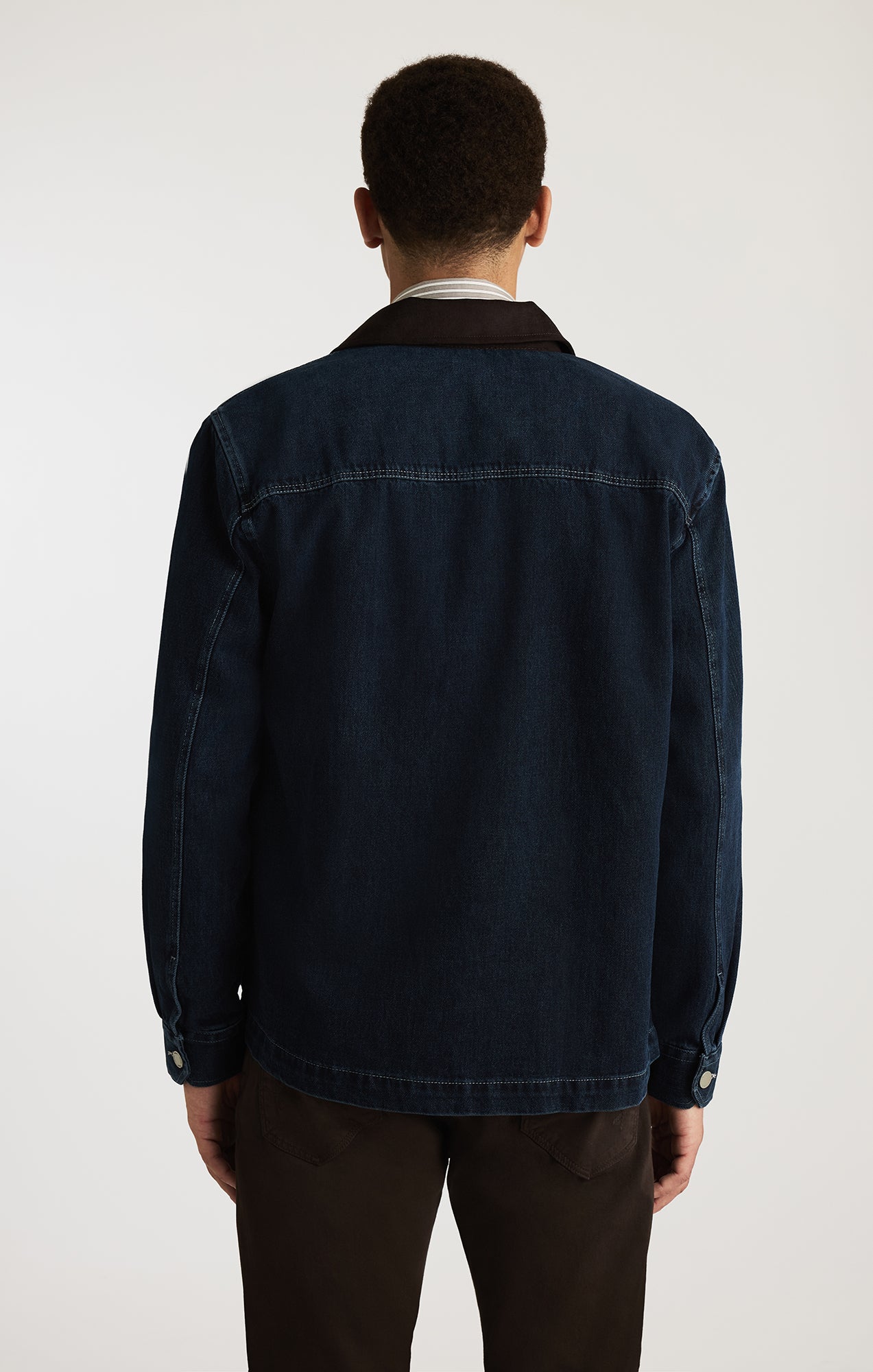 EDITION DOUBLE POCKET OVERSHIRT IN DARK INDIGO