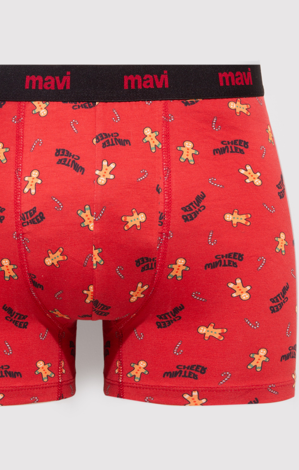 BOXER BRIEFS IN TRUE RED