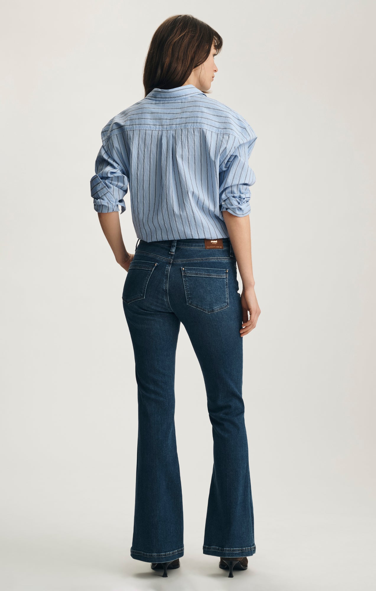 SYDNEY FLARE IN DARK  BRUSHED GOLD PREMIUM