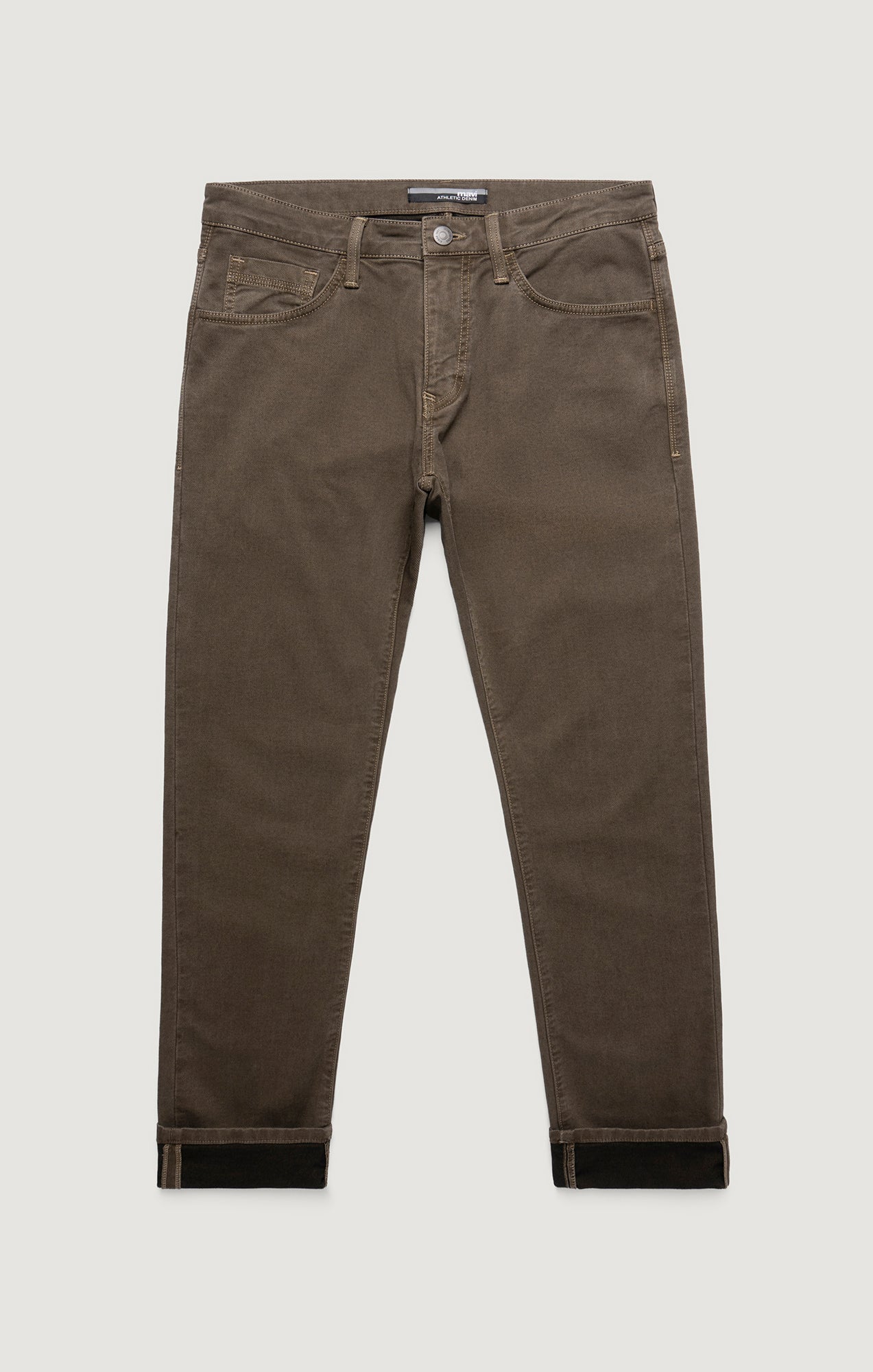 MARCUS SLIM STRAIGHT LEG IN BROWN ATHLETIC