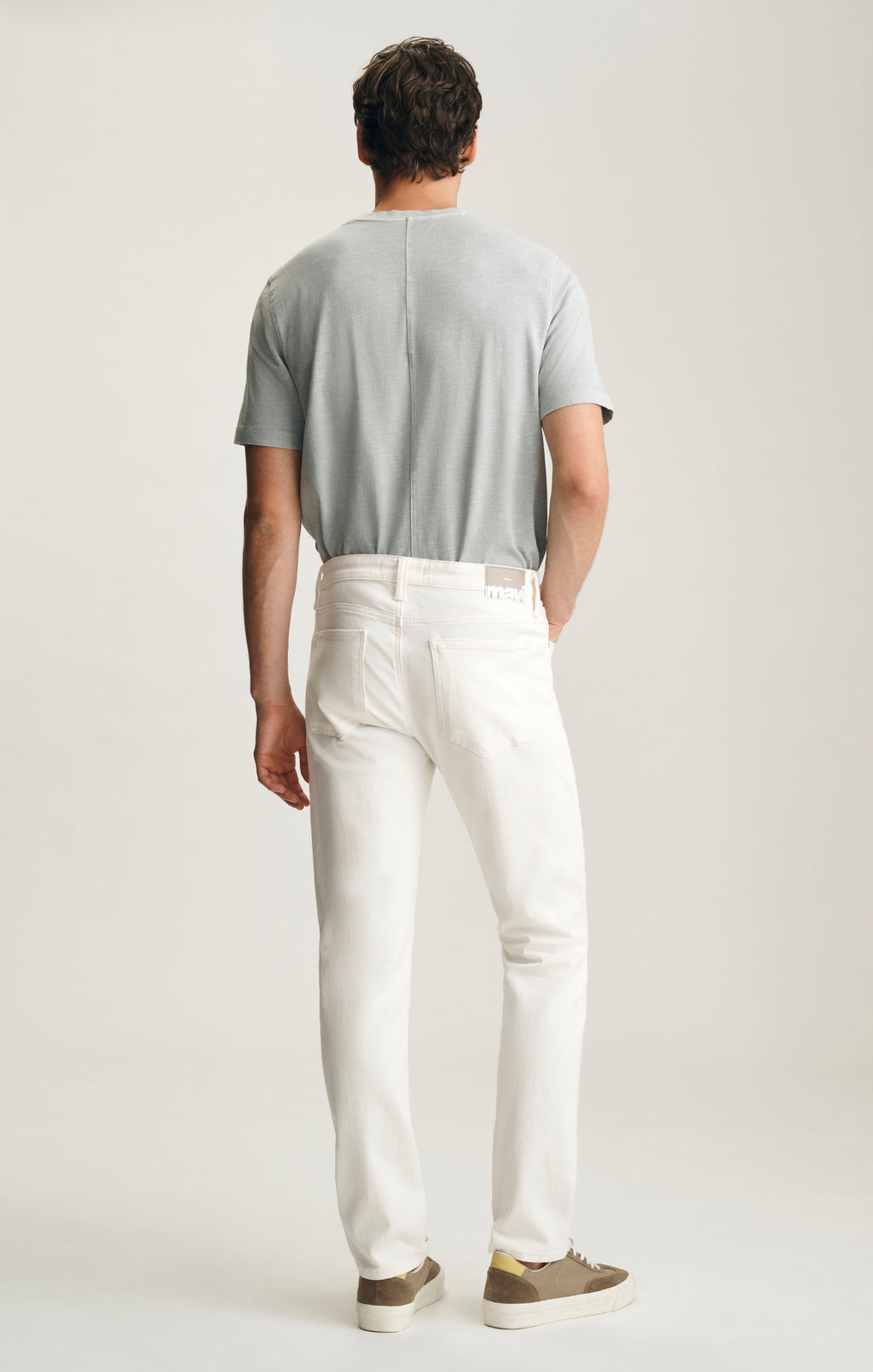 MARCUS SLIM STRAIGHT LEG IN OFF WHITE CLASSIC BLUE - Mavi Jeans