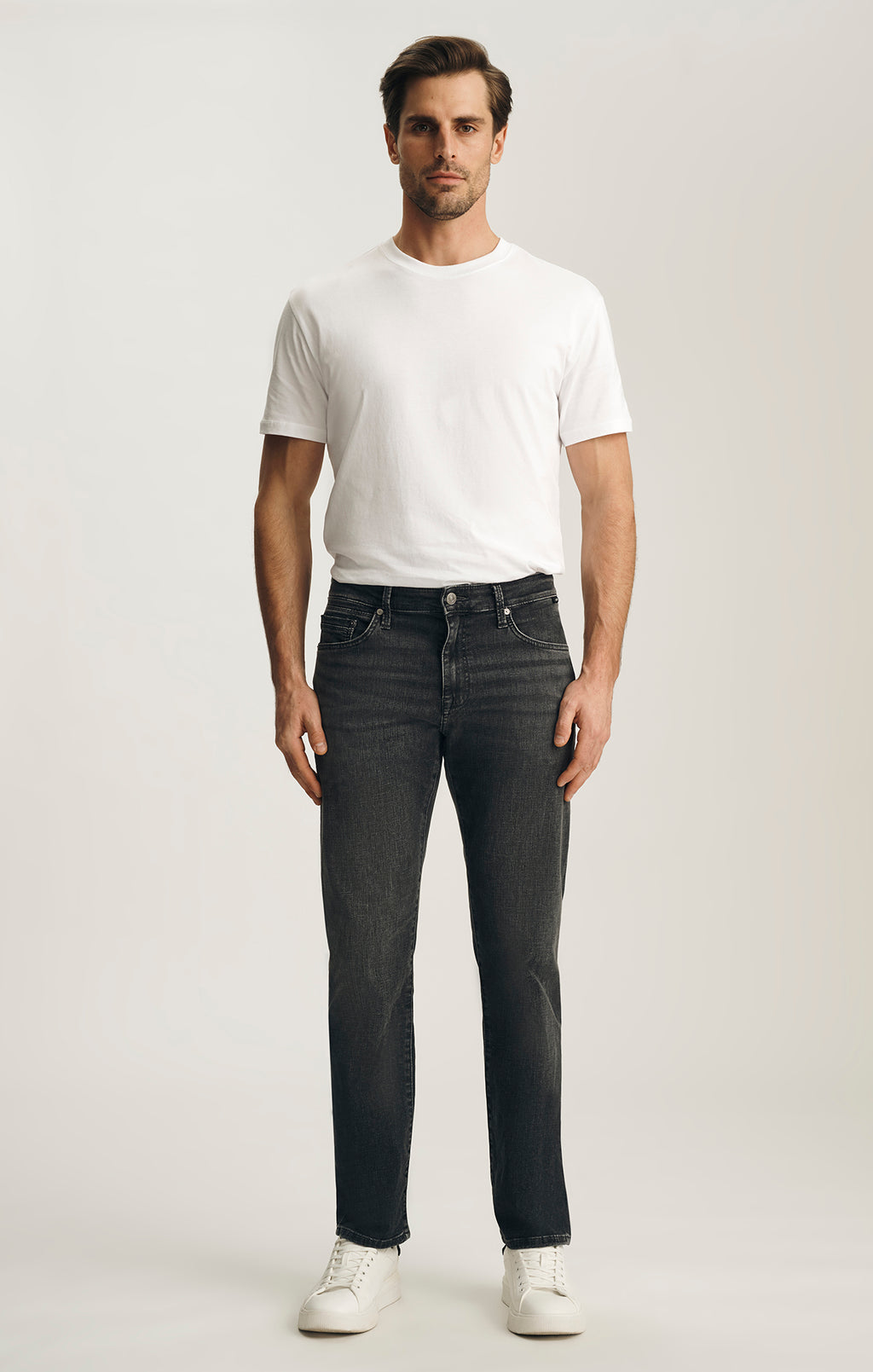 ZACH STRAIGHT LEG IN SMOKE ORGANIC VINTAGE