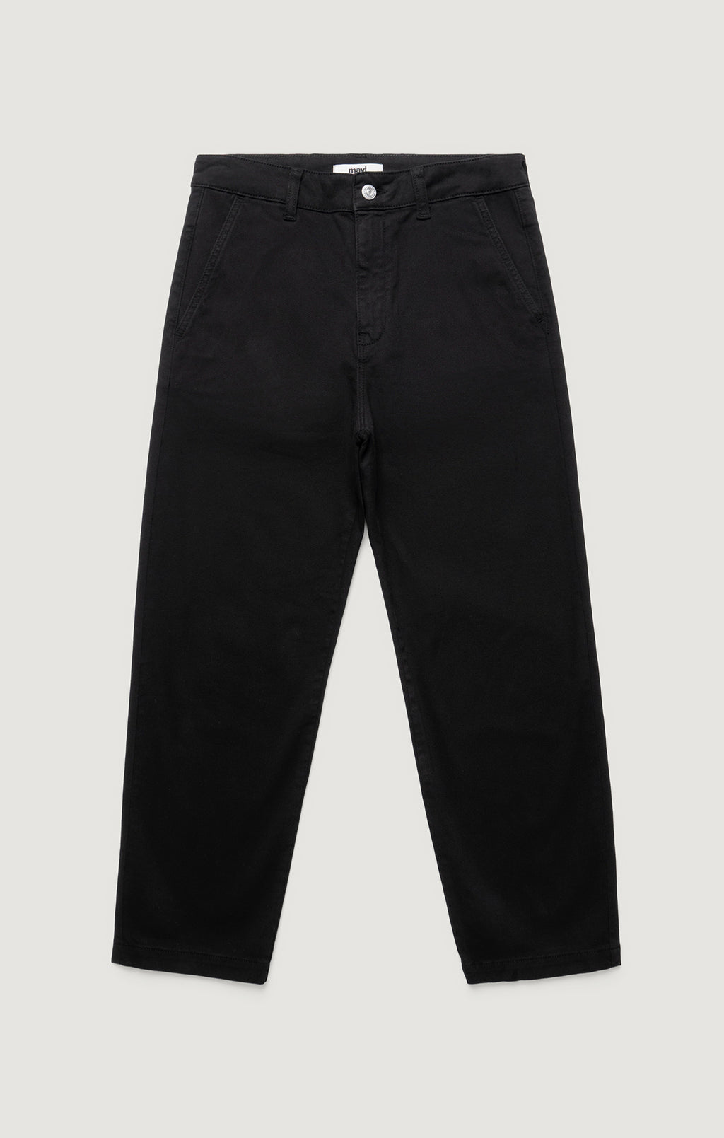 LAUREN STRAIGHT CHINO IN BLACK CASUAL TWILL - Mavi Jeans