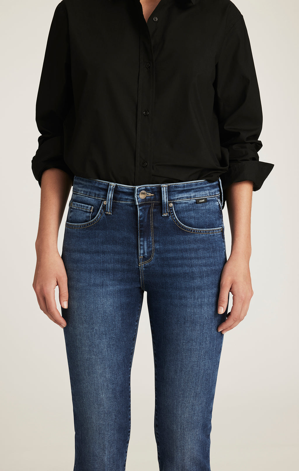 VICKY BOOTCUT IN DARK BRUSHED FEATHER LUXE - Mavi Jeans