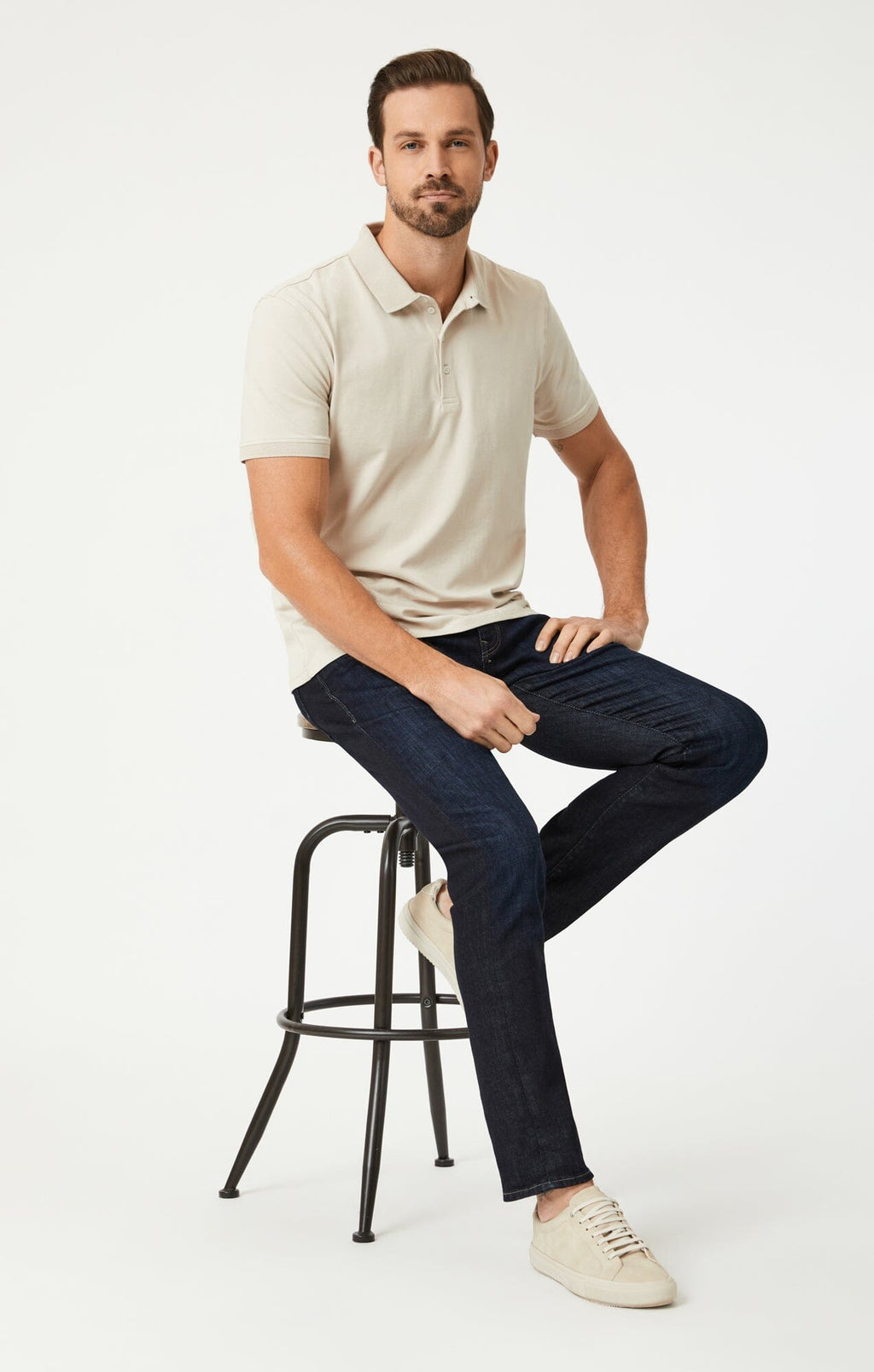 MATT RELAXED STRAIGHT LEG IN RINSE BRUSHED FEATHER BLUE - Mavi Jeans