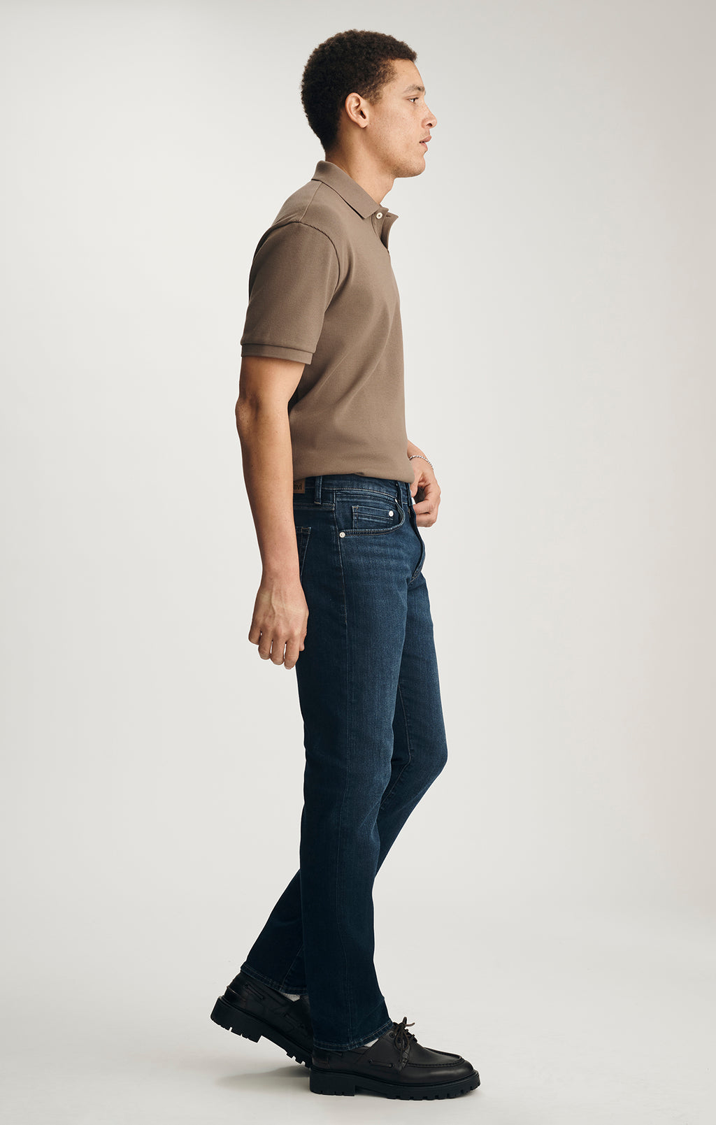 JAKE SLIM LEG IN DARK BRUSHED WILLIAMSBURG - Mavi Jeans