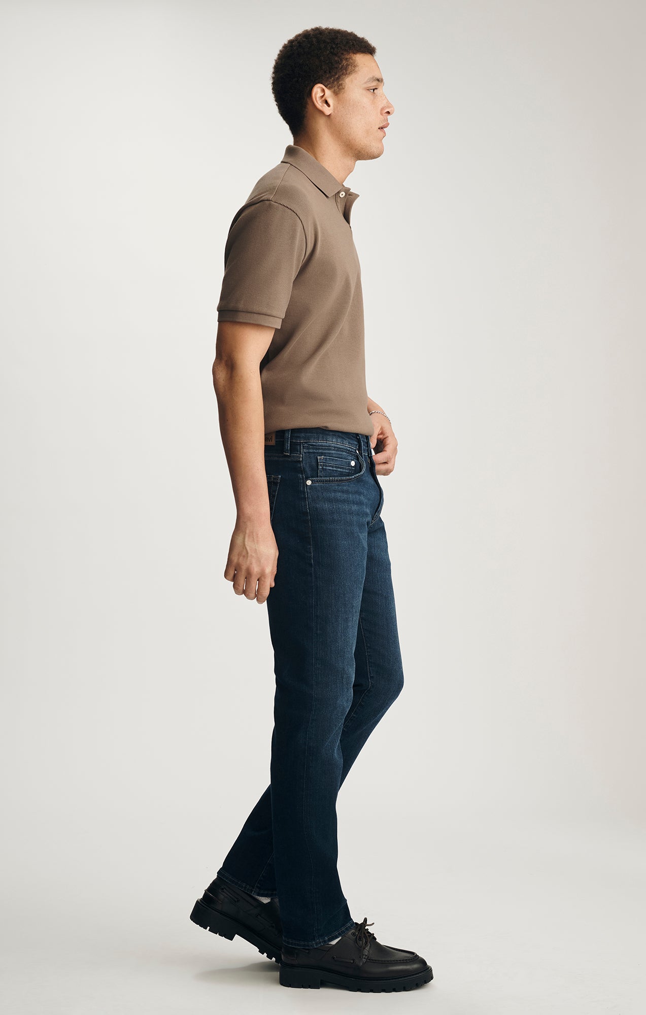 JAKE SLIM LEG IN DARK BRUSHED WILLIAMSBURG - Mavi Jeans
