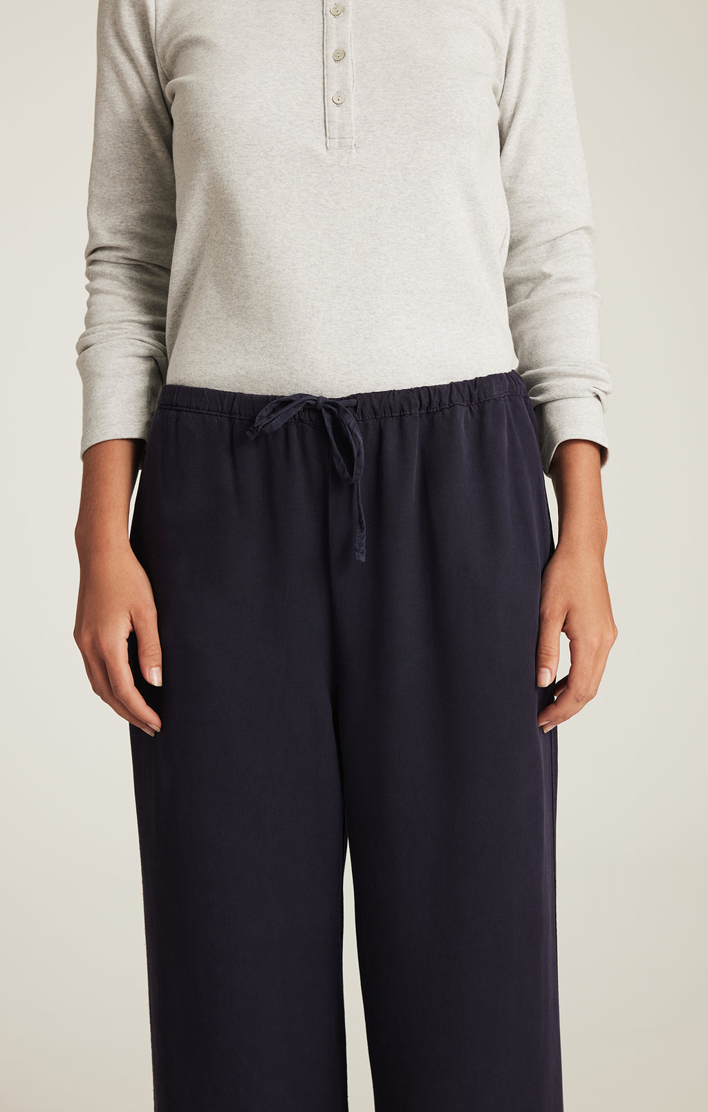 EDITION TENCEL™ WIDE LEG PANTS IN INKLING
