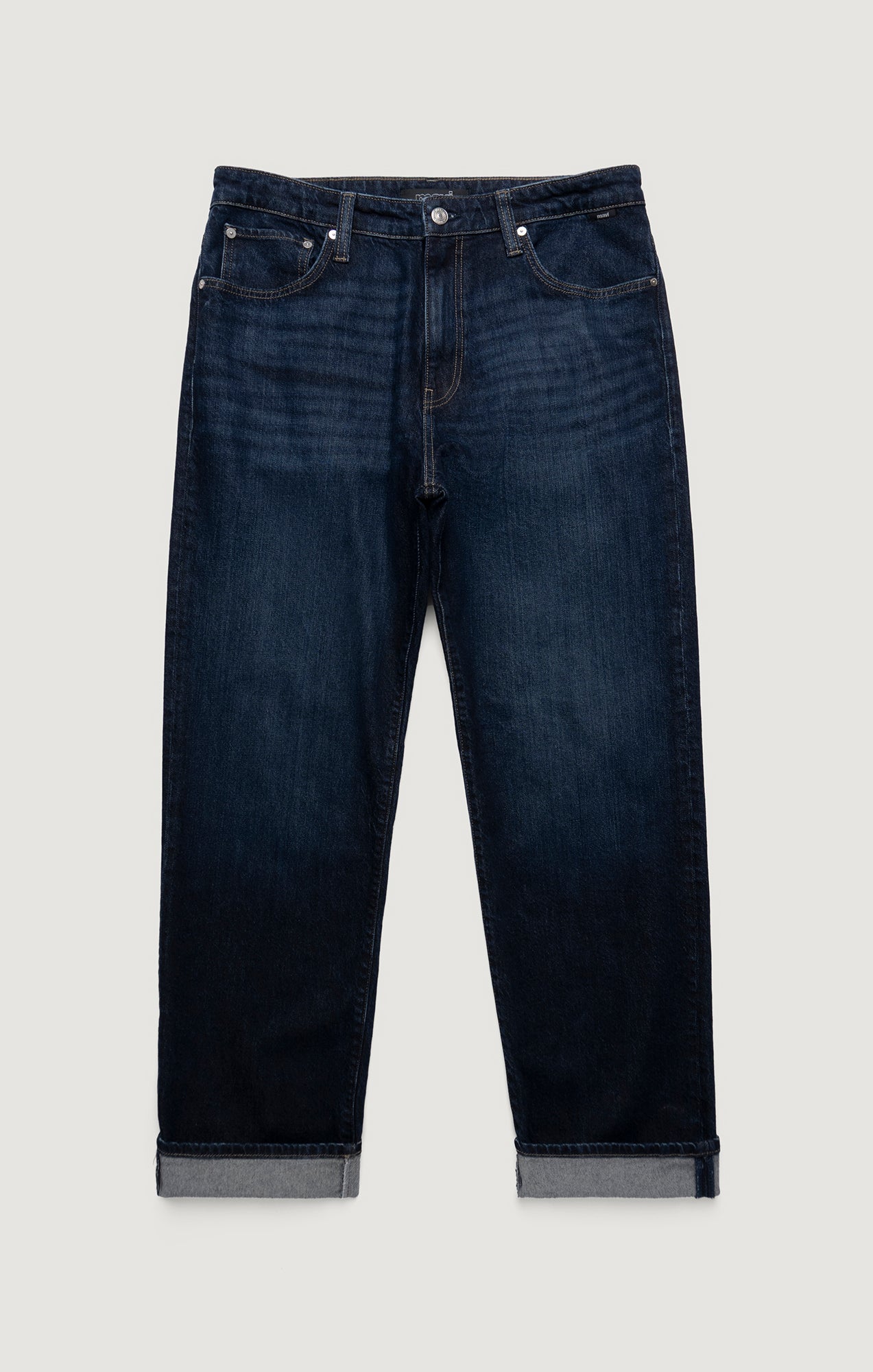 MARCEL LOOSE STRAIGHT LEG IN DEEP BRUSHED CLASSIC BLUE - Mavi Jeans