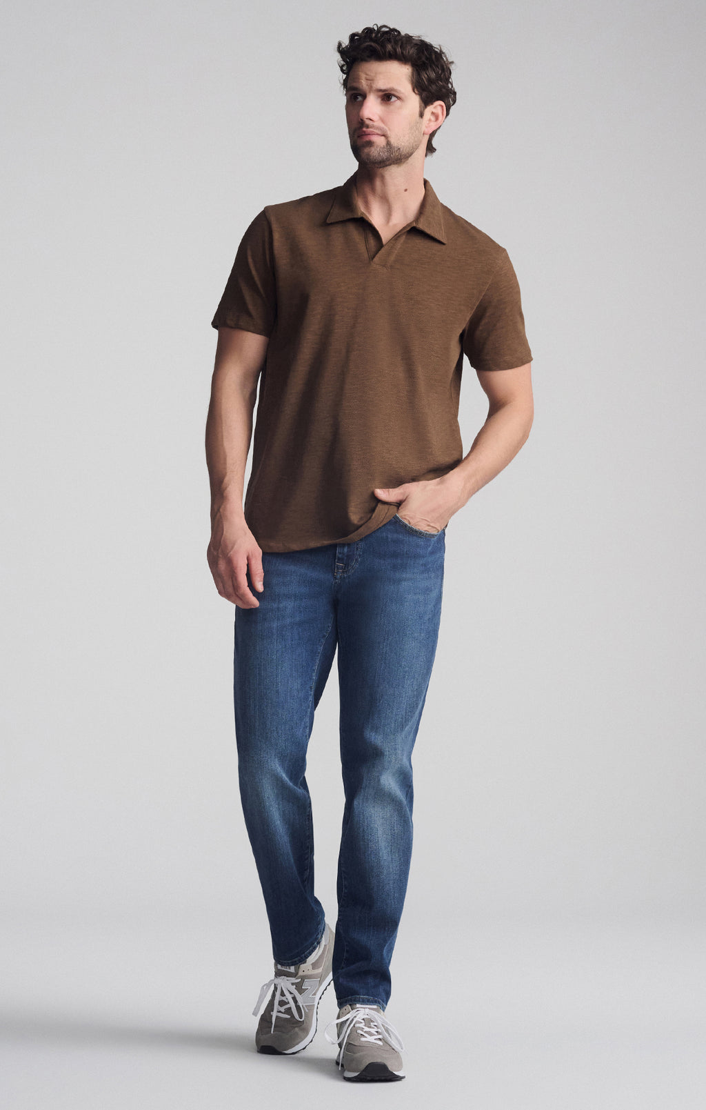 POLO SHIRT IN COCOA - Mavi Jeans
