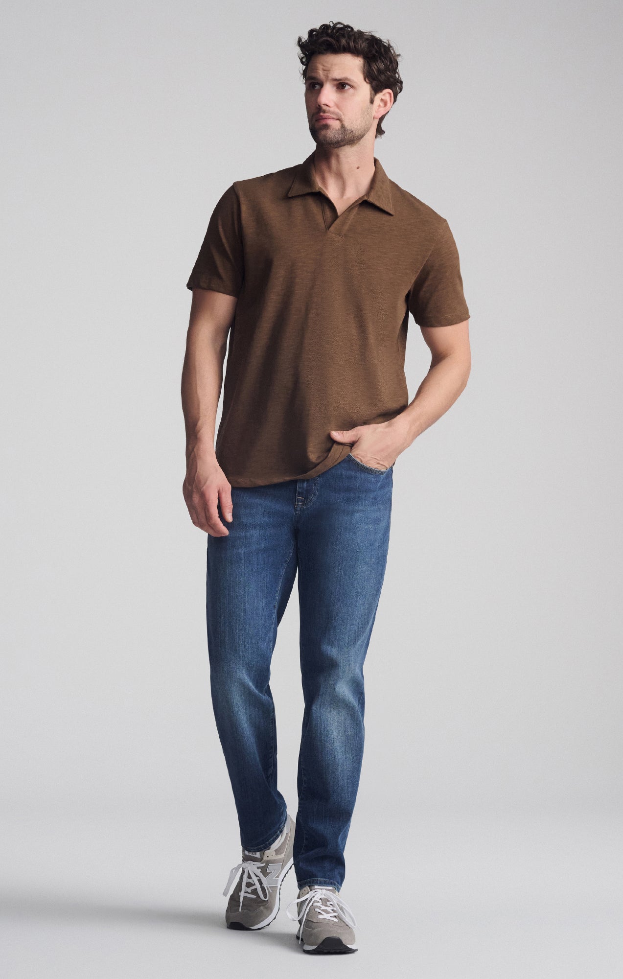 POLO SHIRT IN COCOA - Mavi Jeans