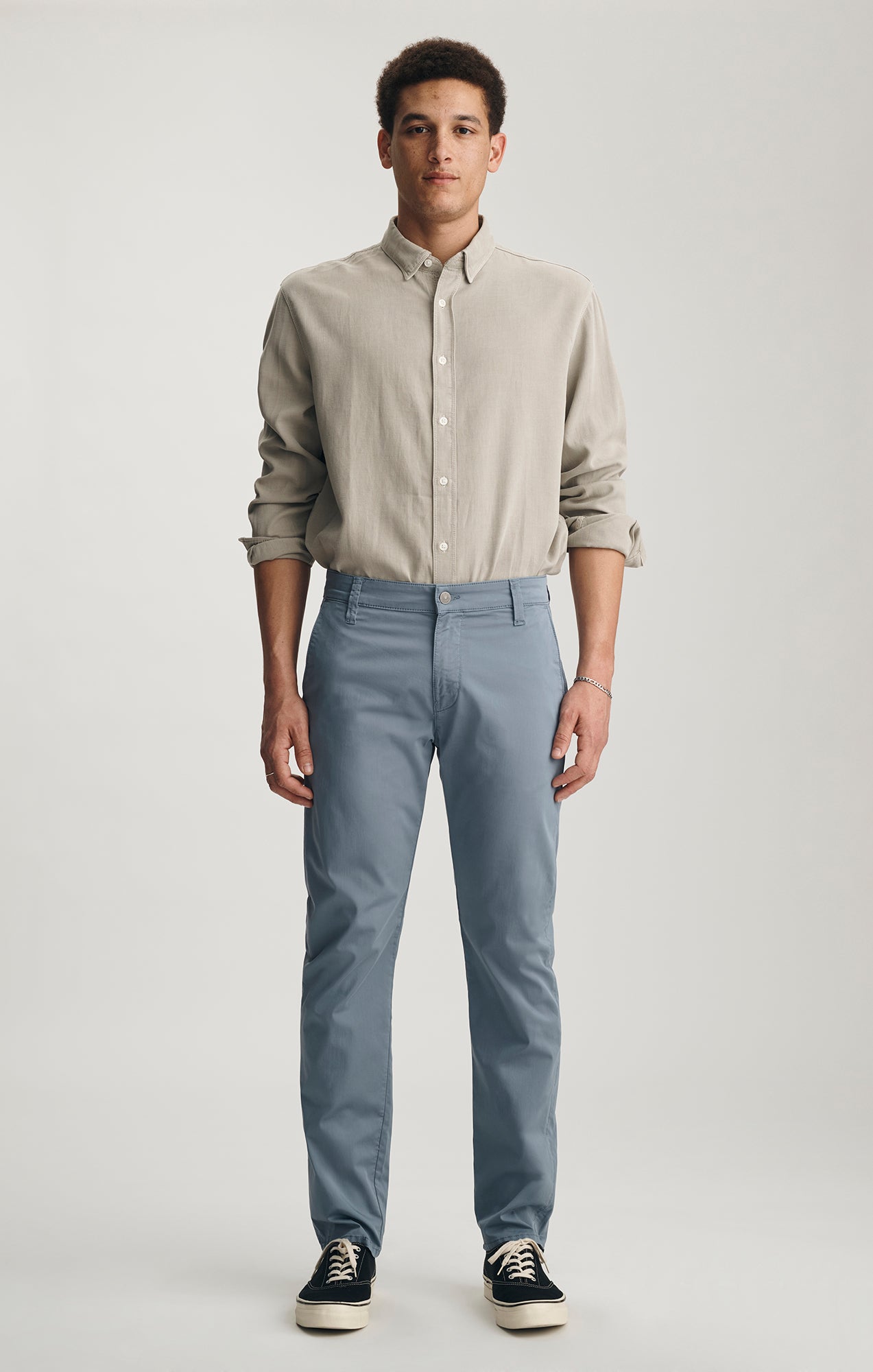 MILTON SLIM STRAIGHT CHINO IN STEEL CITY SMART - Mavi Jeans